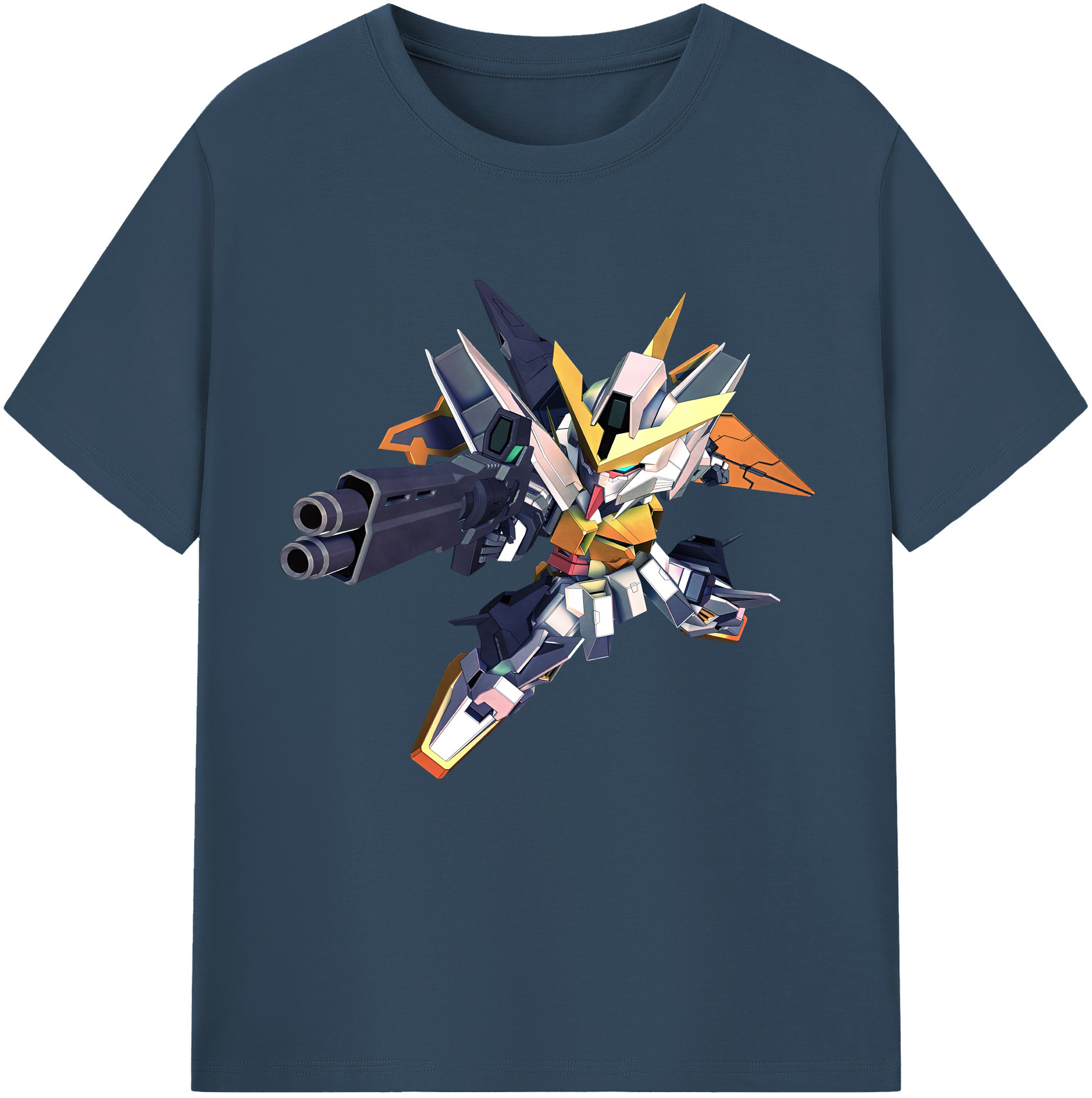 （画像用） 機動戦士ガンダム Mobile Suit Gundam 綿100％半袖Tシャツ（フロントプリント）