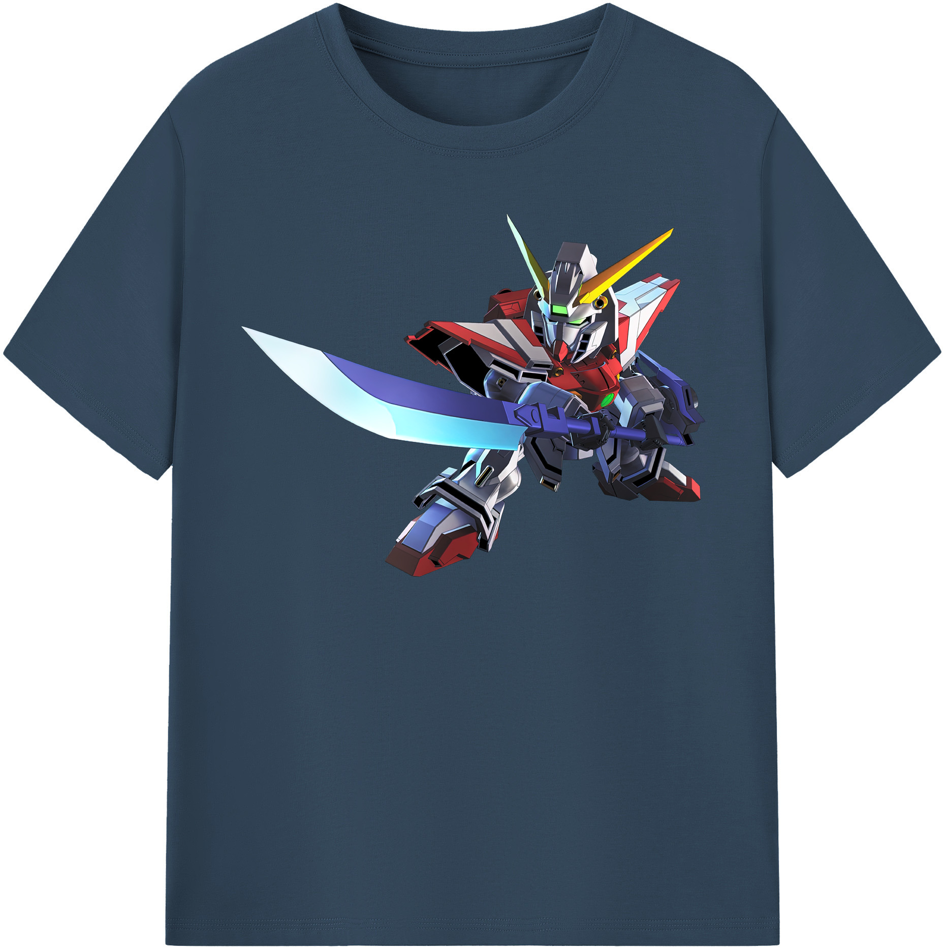 （画像用） 機動戦士ガンダム Mobile Suit Gundam 綿100％半袖Tシャツ（フロントプリント）