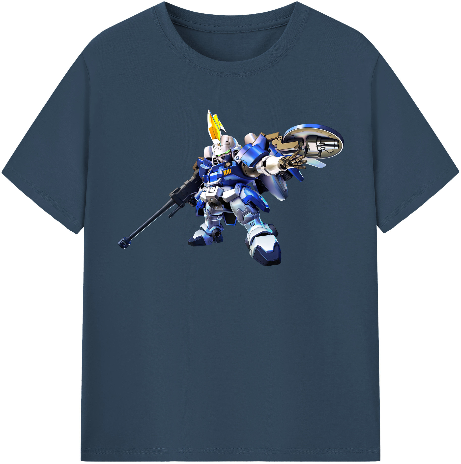 （画像用） 機動戦士ガンダム Mobile Suit Gundam 綿100％半袖Tシャツ（フロントプリント）