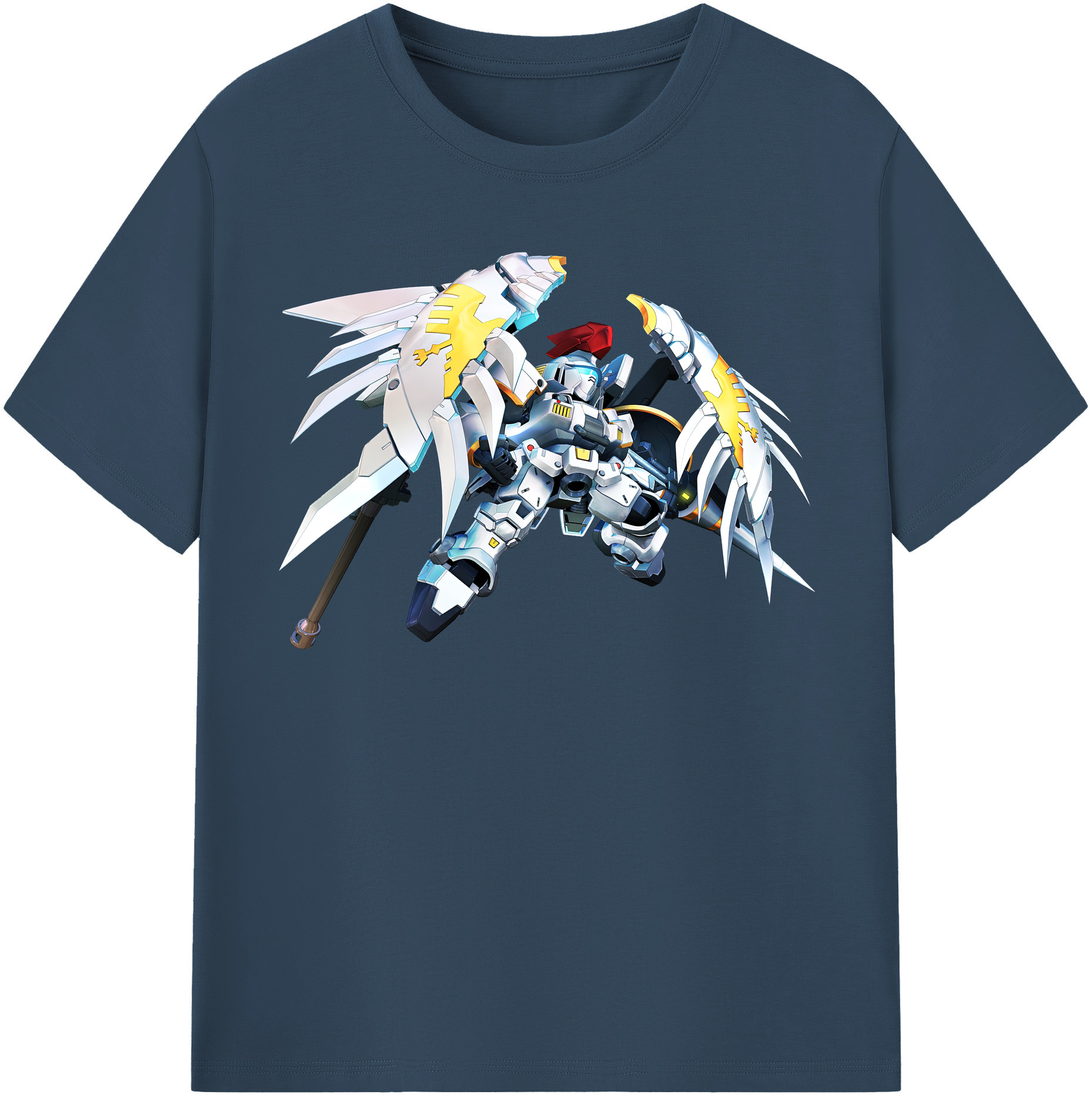 （画像用） 機動戦士ガンダム Mobile Suit Gundam 綿100％半袖Tシャツ（フロントプリント）