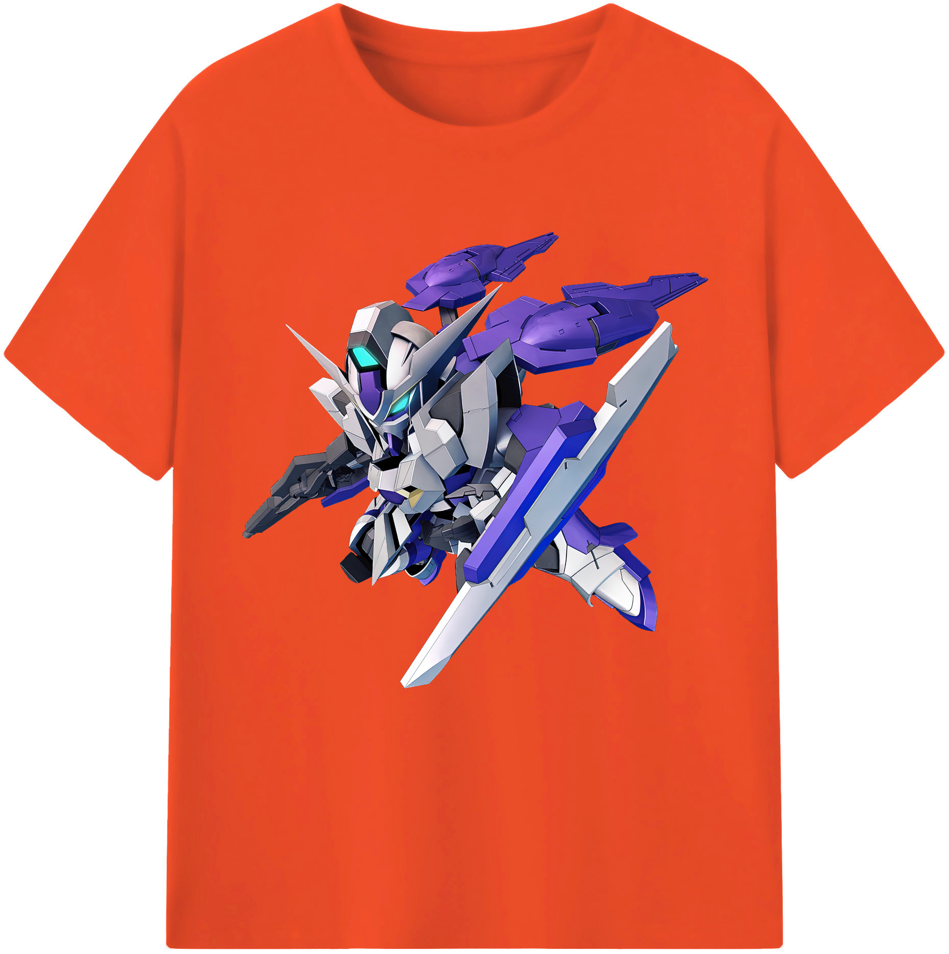 （画像用） 機動戦士ガンダム Mobile Suit Gundam 綿100％半袖Tシャツ（フロントプリント）