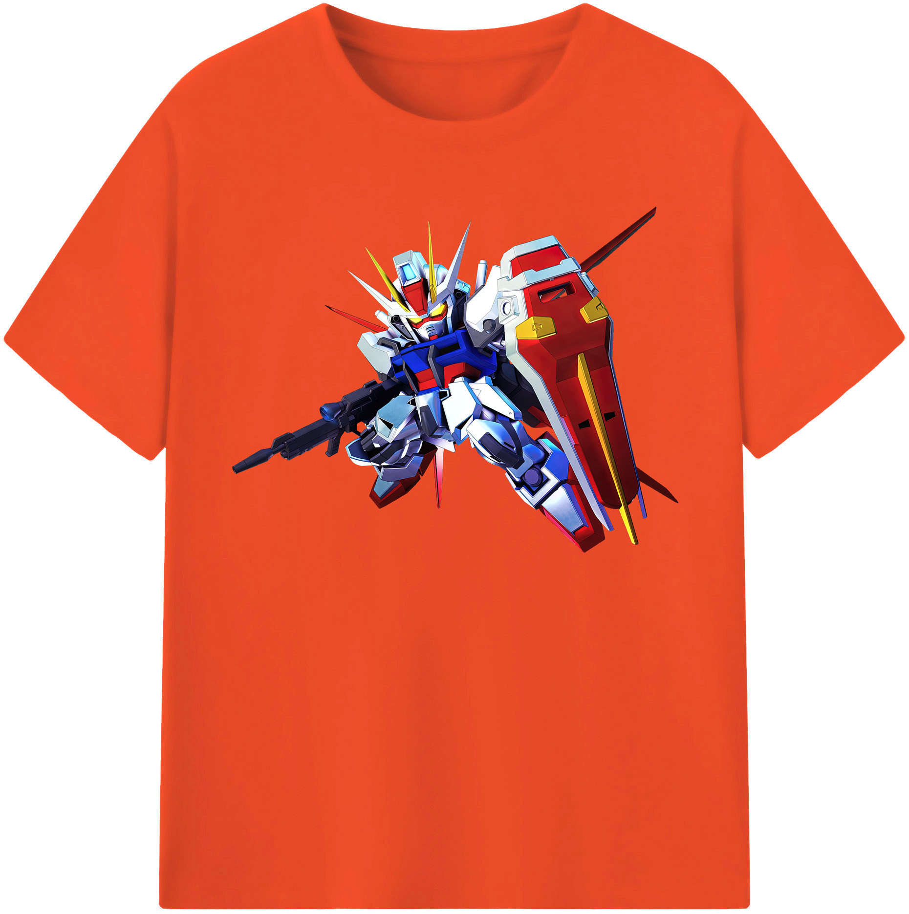 （画像用） 機動戦士ガンダム Mobile Suit Gundam 綿100％半袖Tシャツ（フロントプリント）