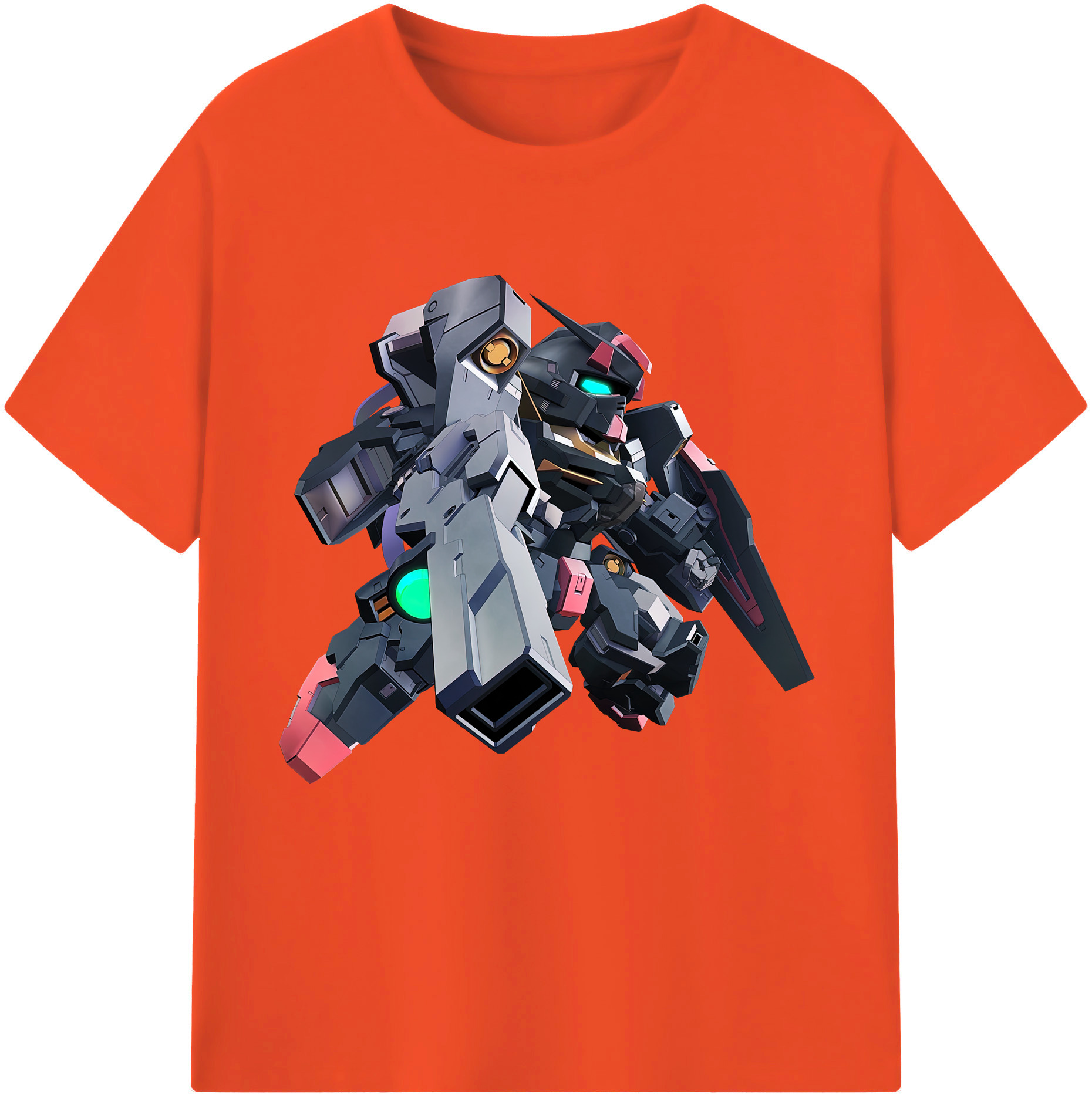 （画像用） 機動戦士ガンダム Mobile Suit Gundam 綿100％半袖Tシャツ（フロントプリント）