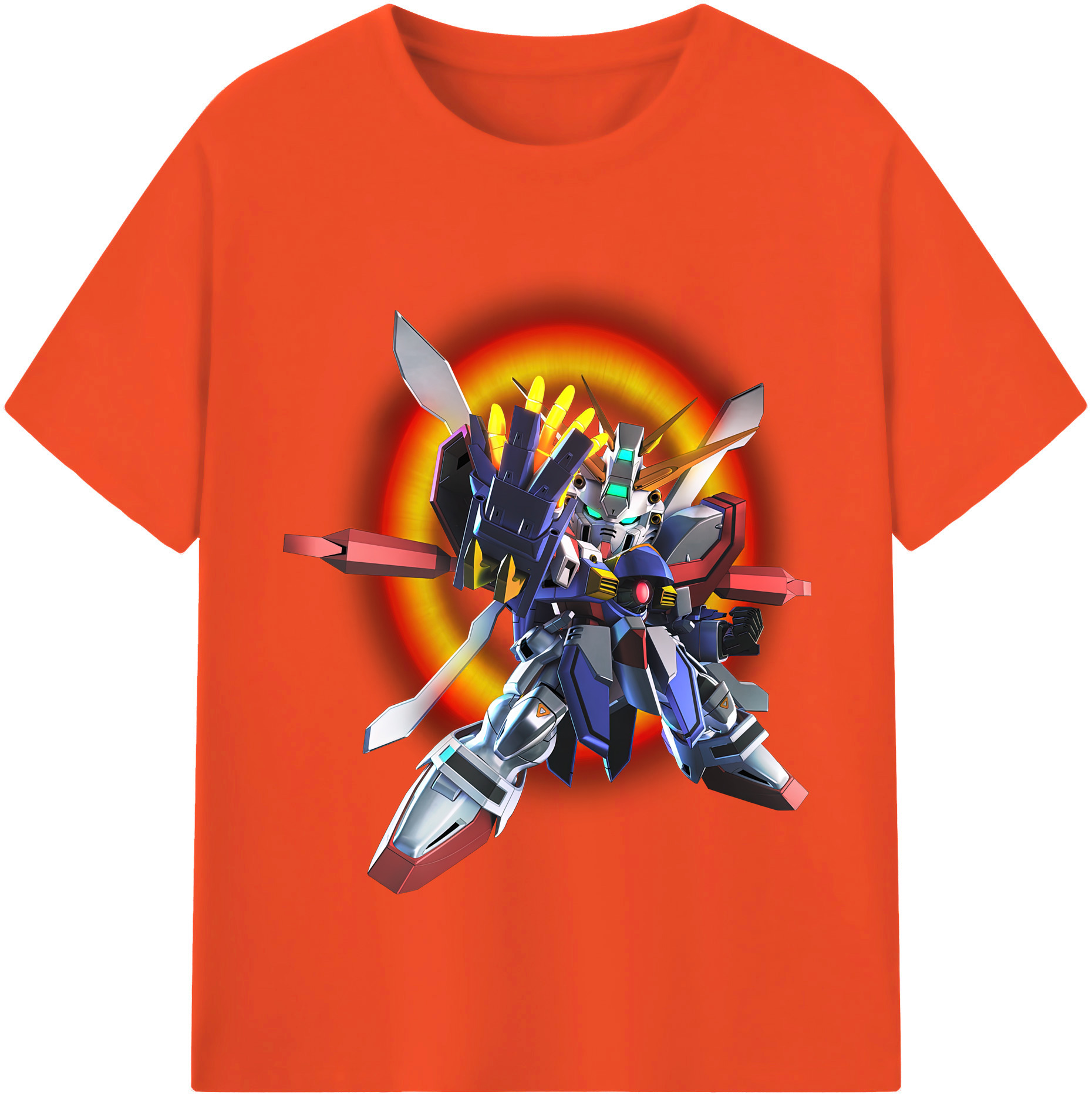 （画像用） 機動戦士ガンダム Mobile Suit Gundam 綿100％半袖Tシャツ（フロントプリント）