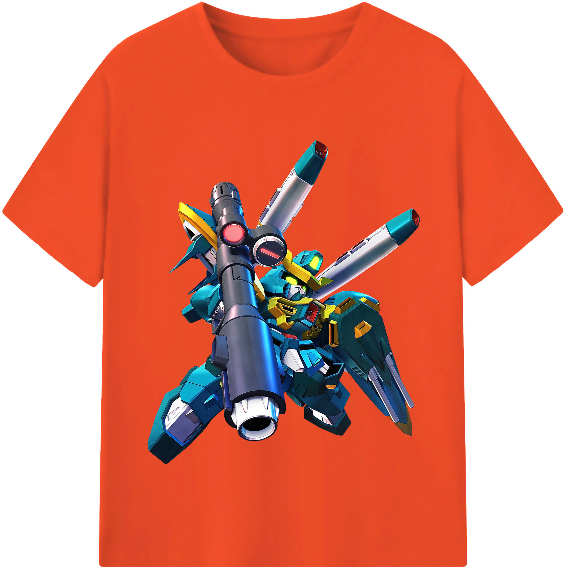 （画像用） 機動戦士ガンダム Mobile Suit Gundam 綿100％半袖Tシャツ（フロントプリント）