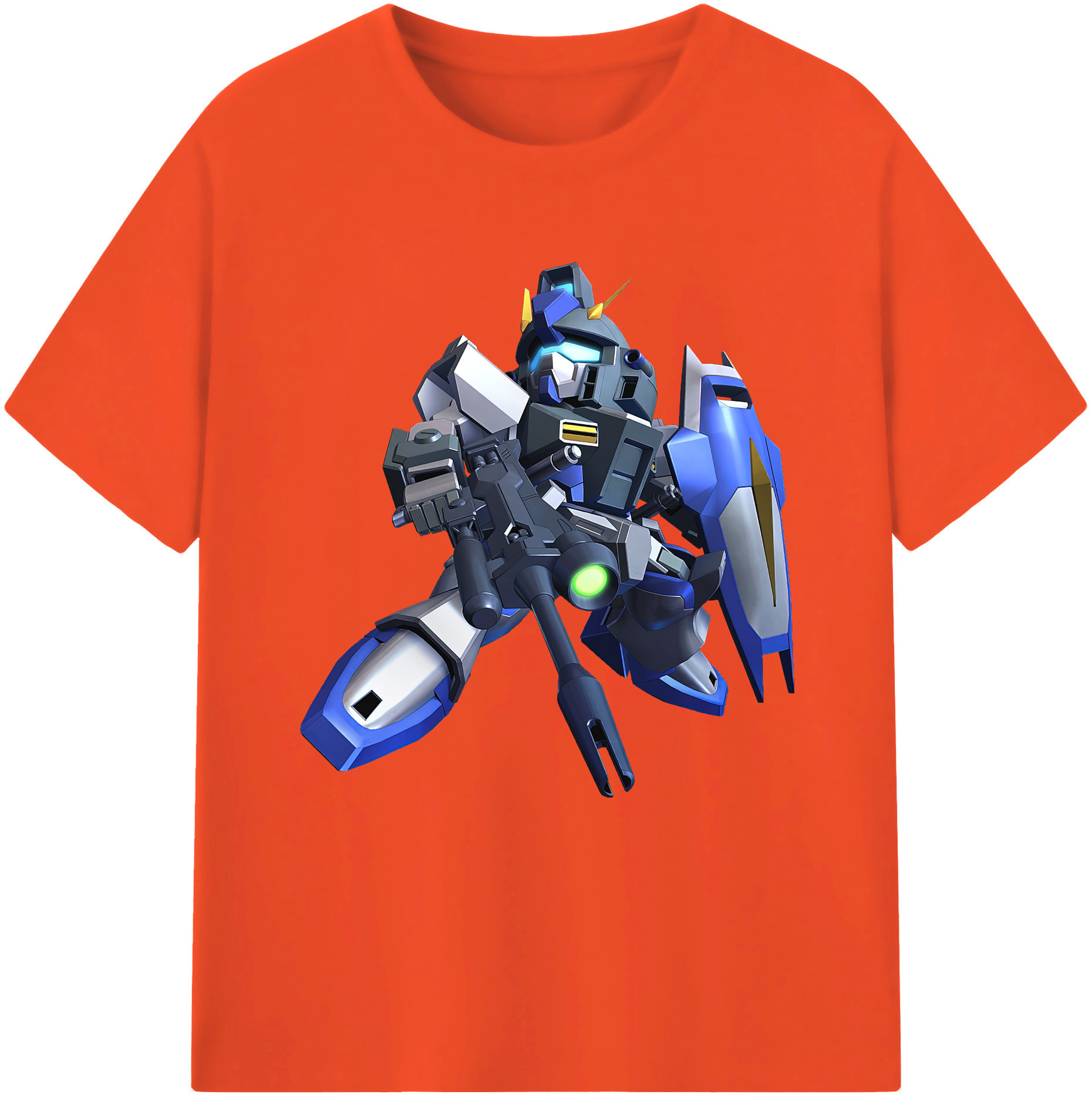 （画像用） 機動戦士ガンダム Mobile Suit Gundam 綿100％半袖Tシャツ（フロントプリント）