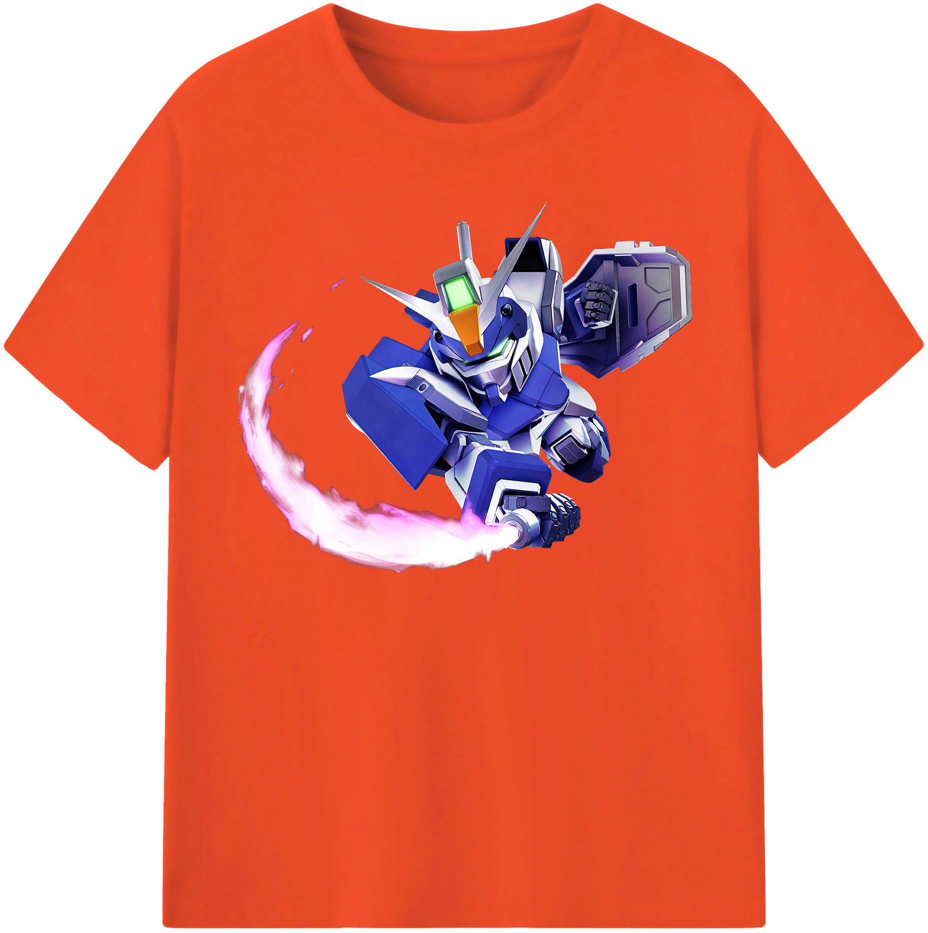 （画像用） 機動戦士ガンダム Mobile Suit Gundam 綿100％半袖Tシャツ（フロントプリント）