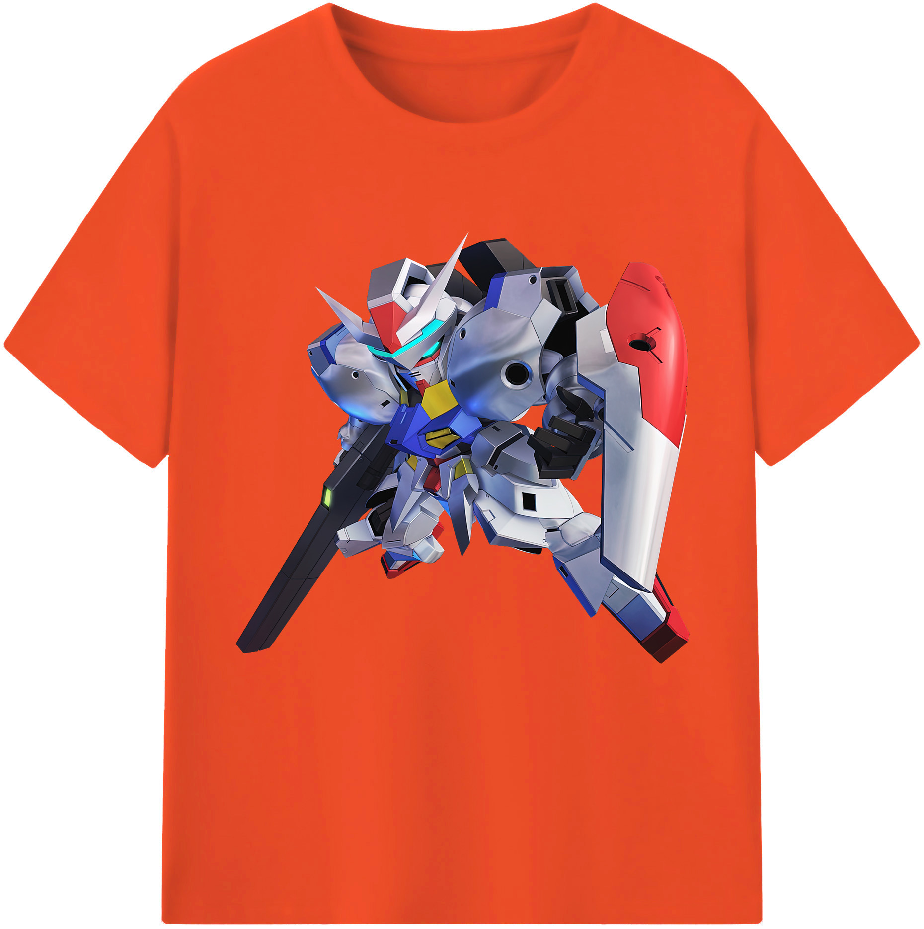 （画像用） 機動戦士ガンダム Mobile Suit Gundam 綿100％半袖Tシャツ（フロントプリント）