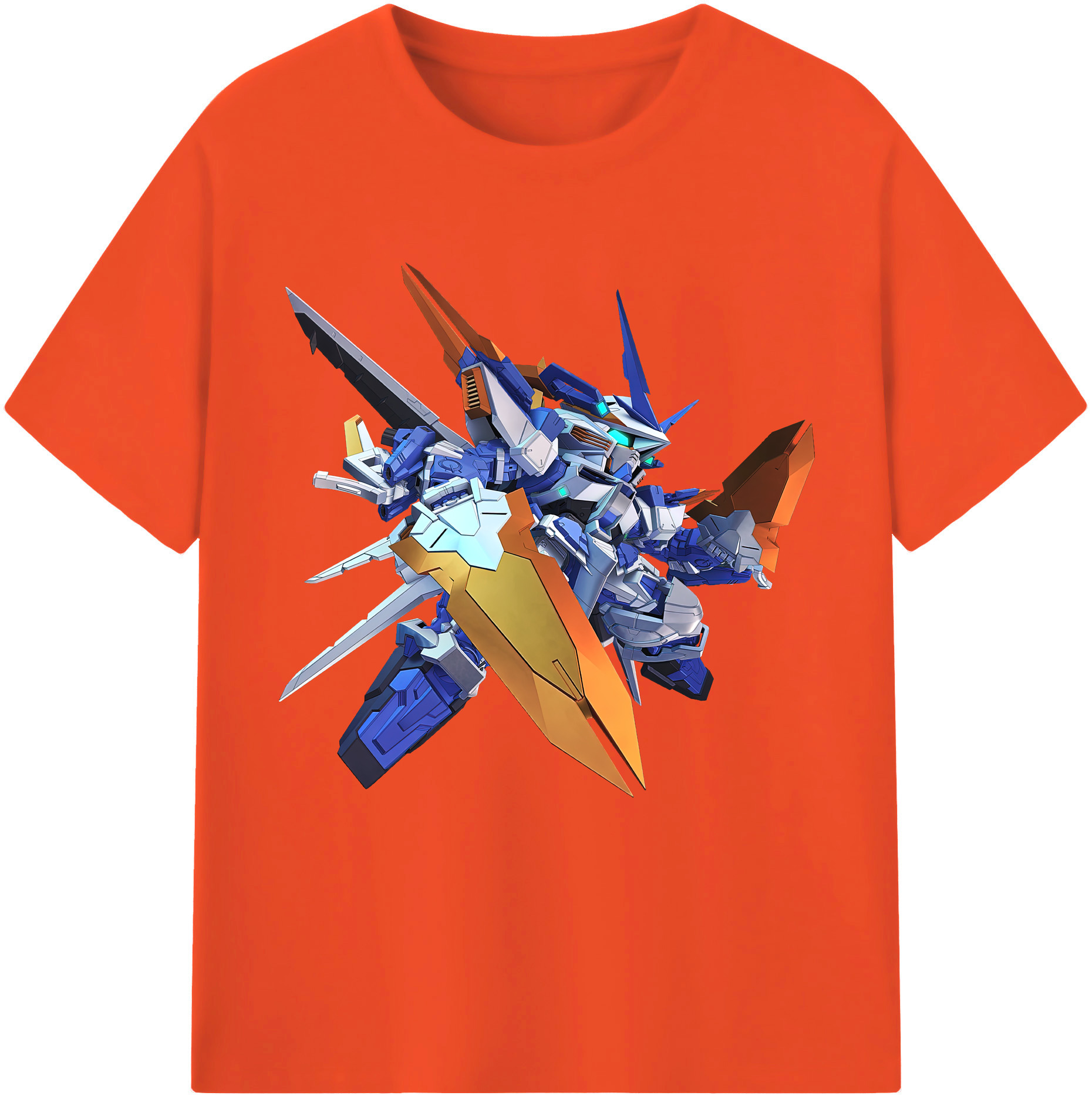 （画像用） 機動戦士ガンダム Mobile Suit Gundam 綿100％半袖Tシャツ（フロントプリント）