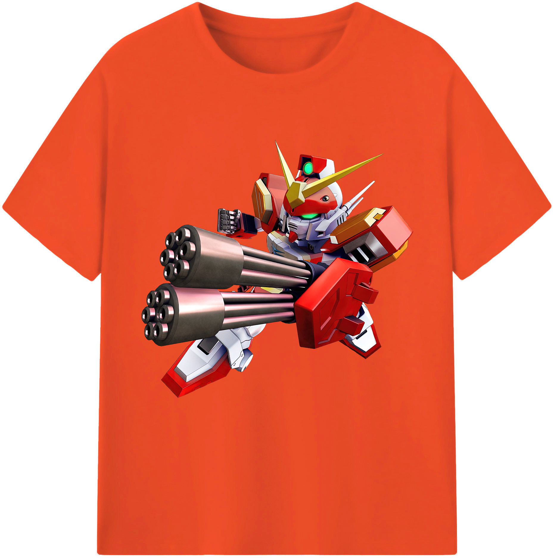 （画像用） 機動戦士ガンダム Mobile Suit Gundam 綿100％半袖Tシャツ（フロントプリント）