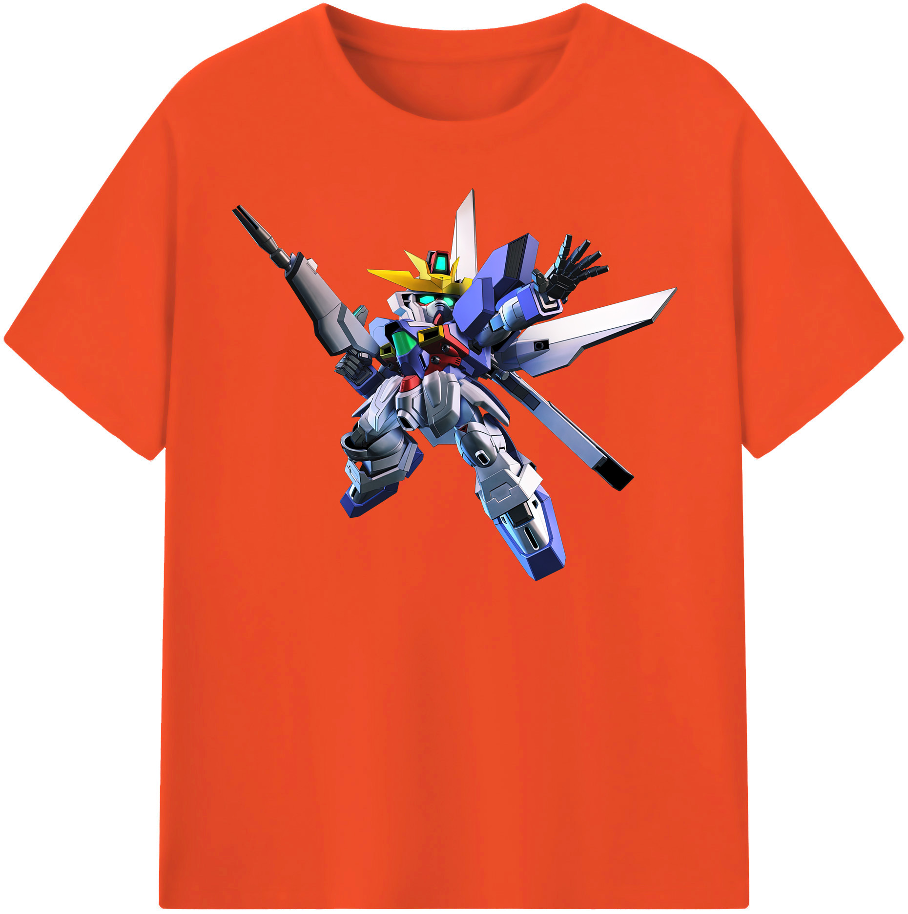 （画像用） 機動戦士ガンダム Mobile Suit Gundam 綿100％半袖Tシャツ（フロントプリント）