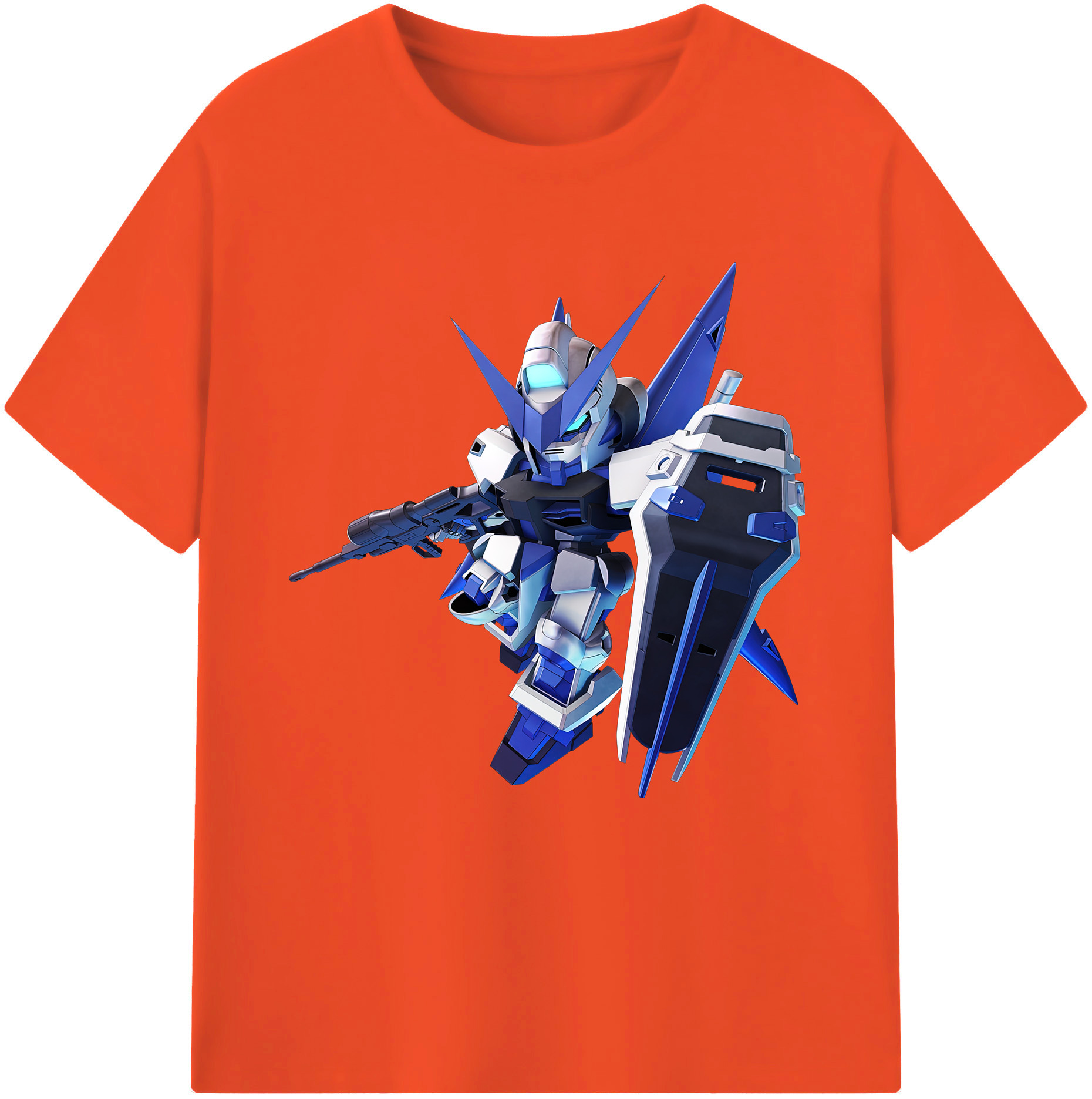 （画像用） 機動戦士ガンダム Mobile Suit Gundam 綿100％半袖Tシャツ（フロントプリント）