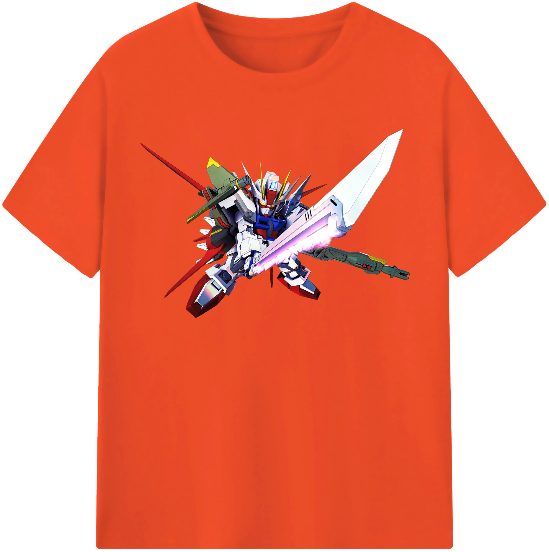 （画像用） 機動戦士ガンダム Mobile Suit Gundam 綿100％半袖Tシャツ（フロントプリント）