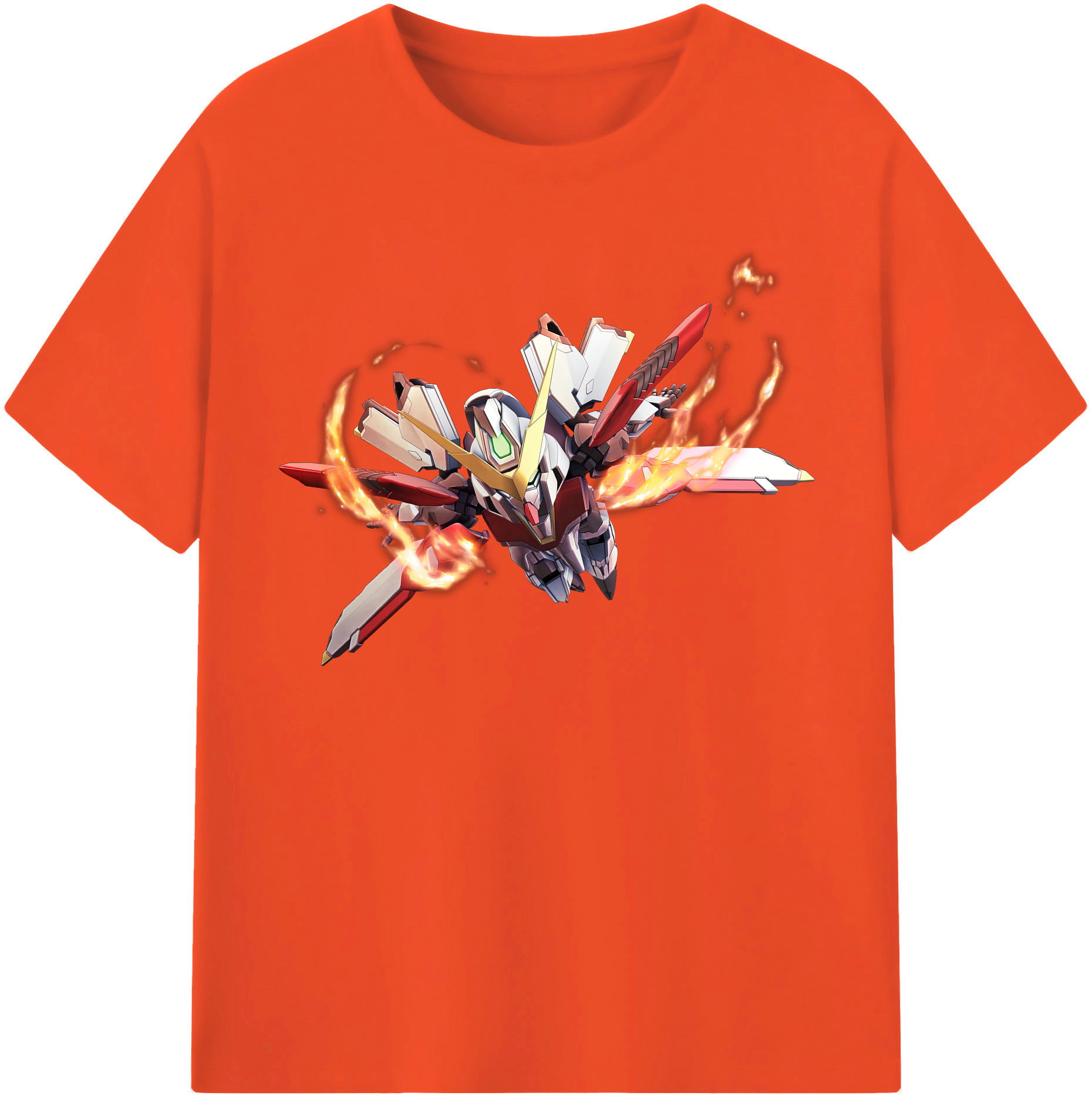 （画像用） 機動戦士ガンダム Mobile Suit Gundam 綿100％半袖Tシャツ（フロントプリント）