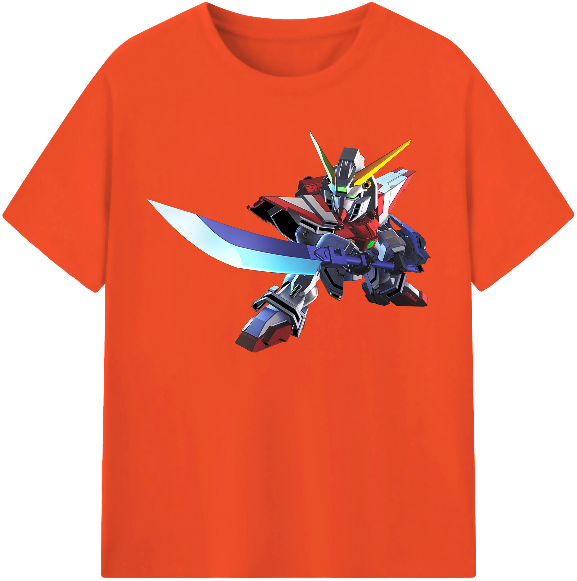 （画像用） 機動戦士ガンダム Mobile Suit Gundam 綿100％半袖Tシャツ（フロントプリント）