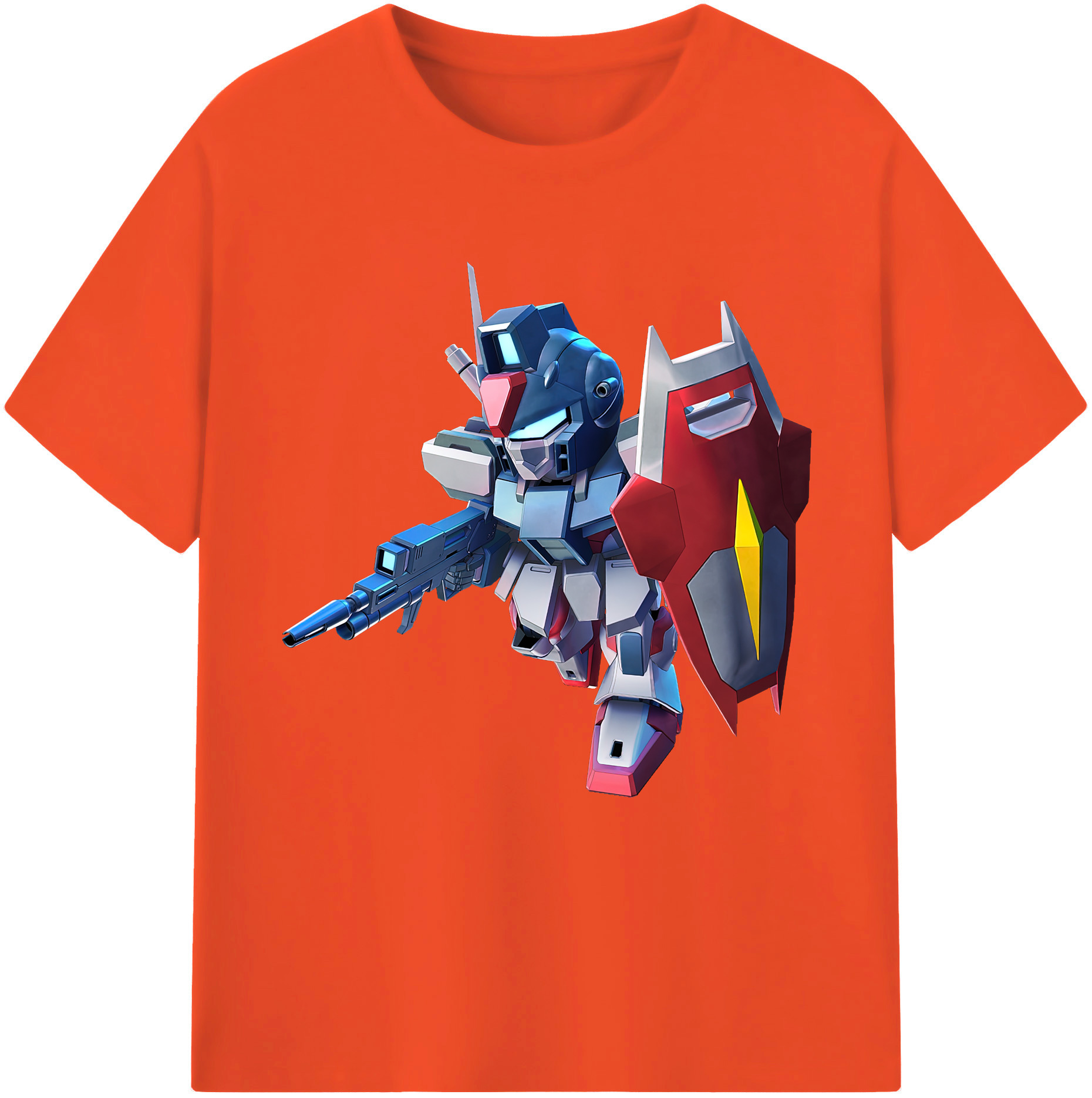 （画像用） 機動戦士ガンダム Mobile Suit Gundam 綿100％半袖Tシャツ（フロントプリント）