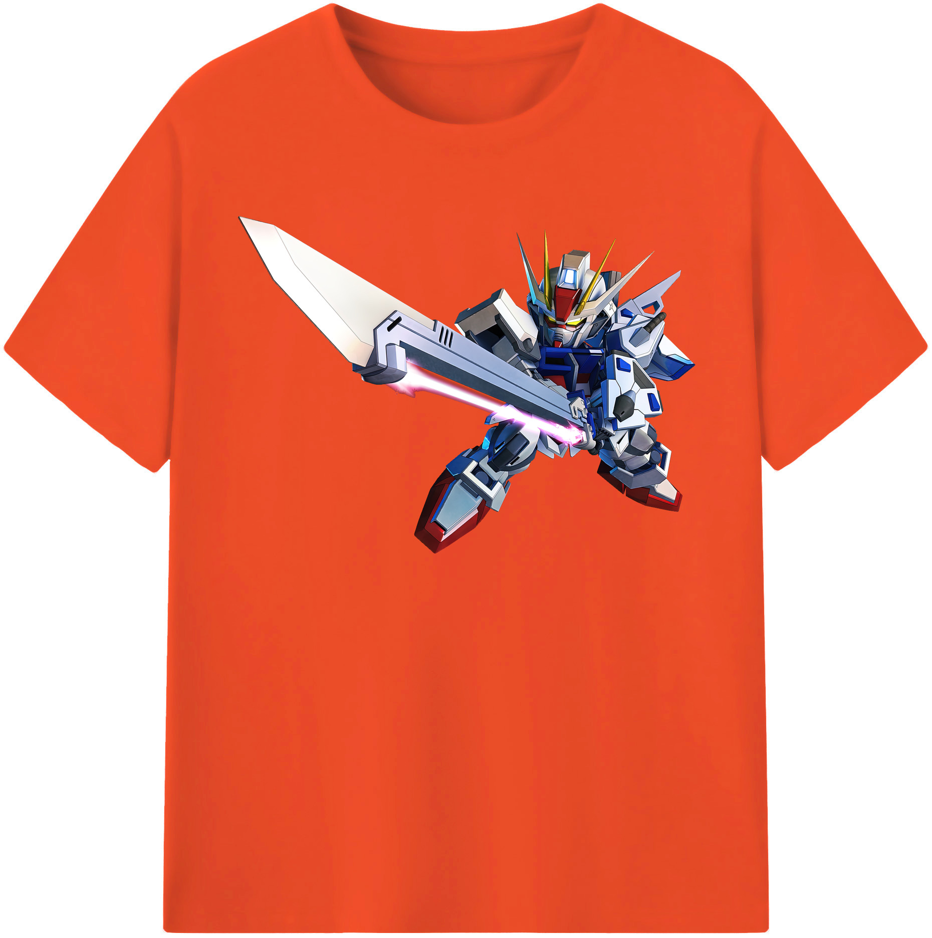 （画像用） 機動戦士ガンダム Mobile Suit Gundam 綿100％半袖Tシャツ（フロントプリント）
