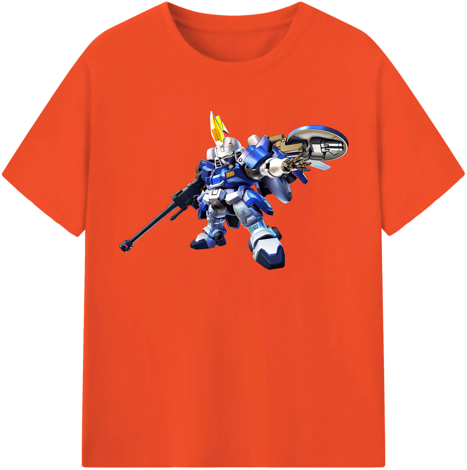 （画像用） 機動戦士ガンダム Mobile Suit Gundam 綿100％半袖Tシャツ（フロントプリント）