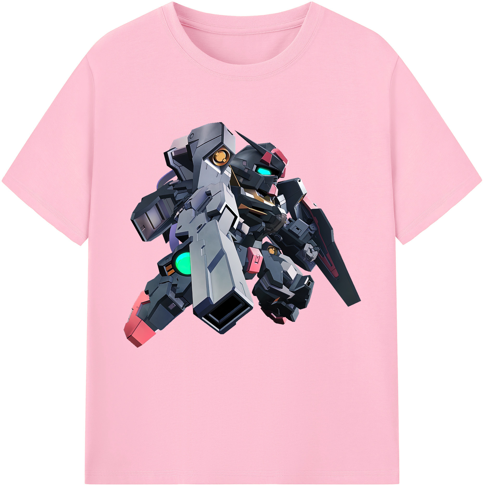 （画像用） 機動戦士ガンダム Mobile Suit Gundam 綿100％半袖Tシャツ（フロントプリント）