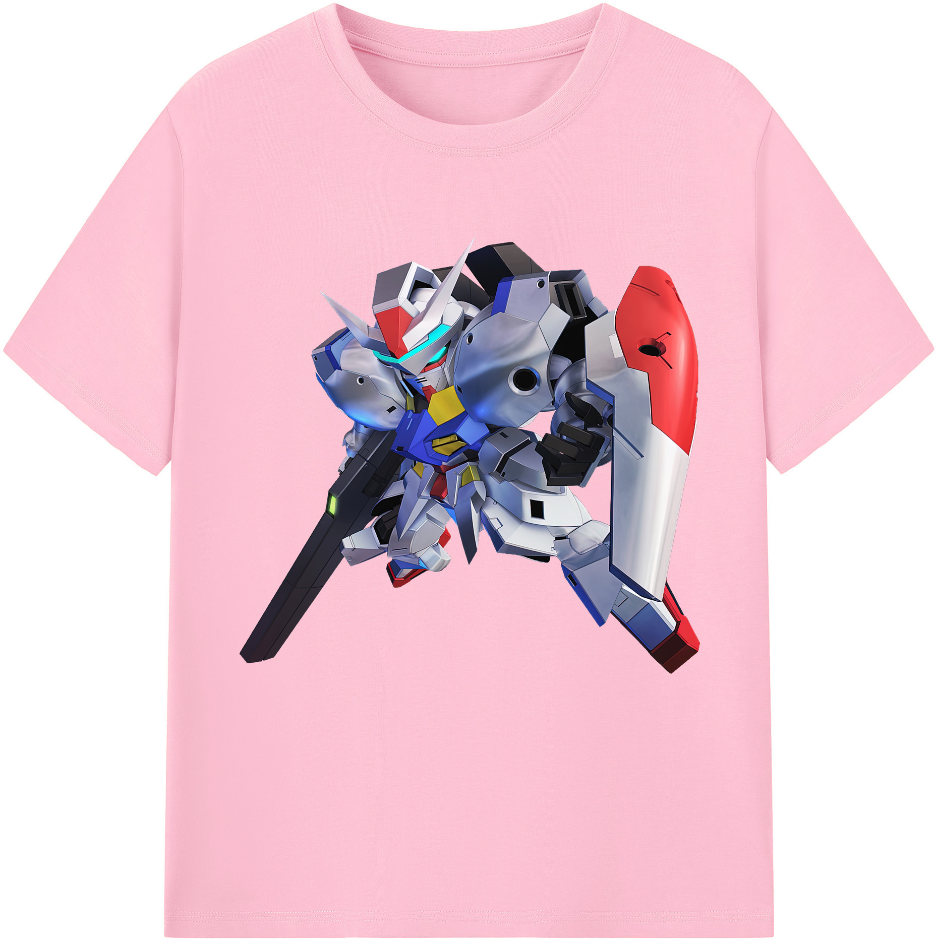 （画像用） 機動戦士ガンダム Mobile Suit Gundam 綿100％半袖Tシャツ（フロントプリント）