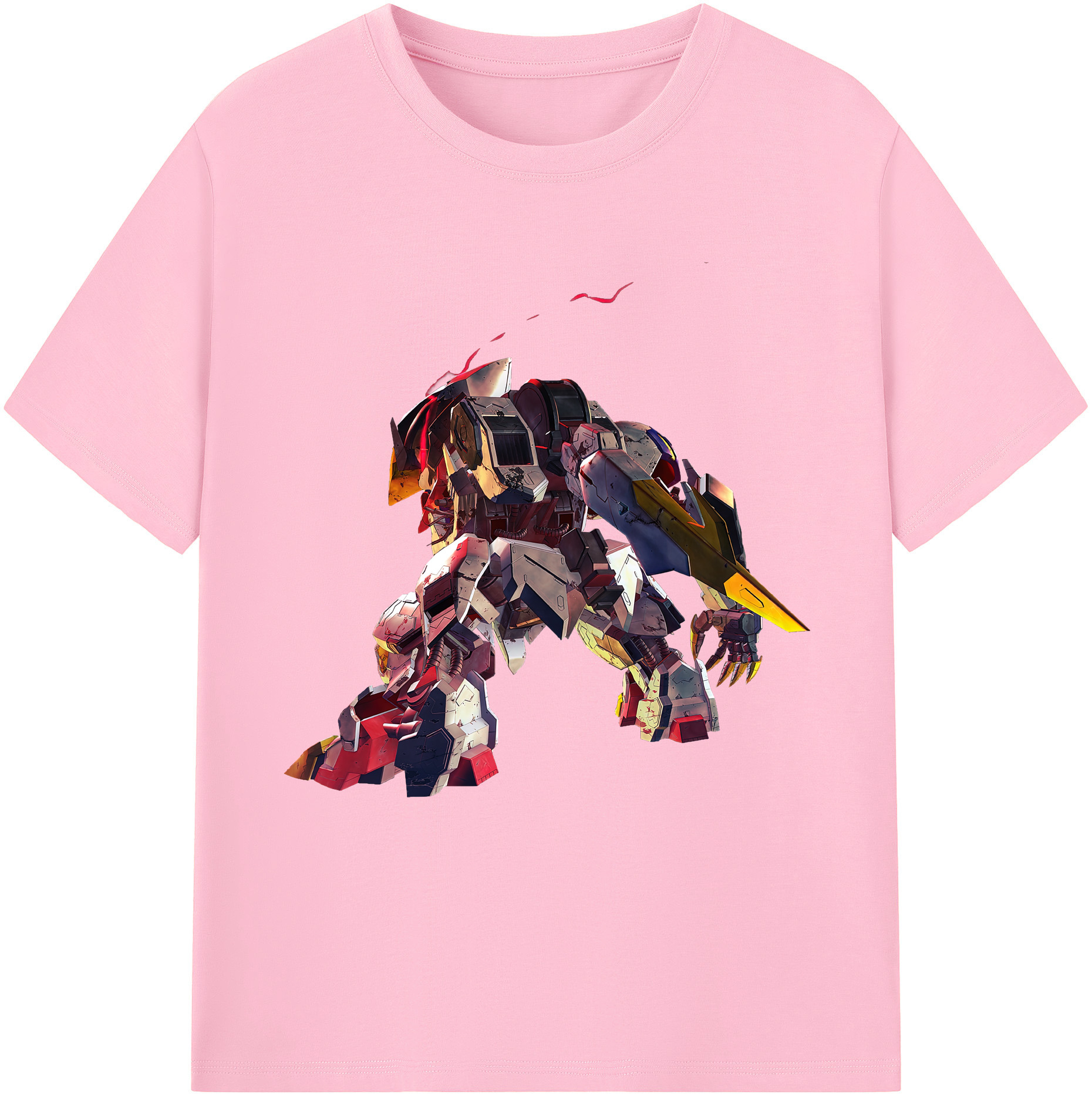 （画像用） 機動戦士ガンダム Mobile Suit Gundam 綿100％半袖Tシャツ（フロントプリント）