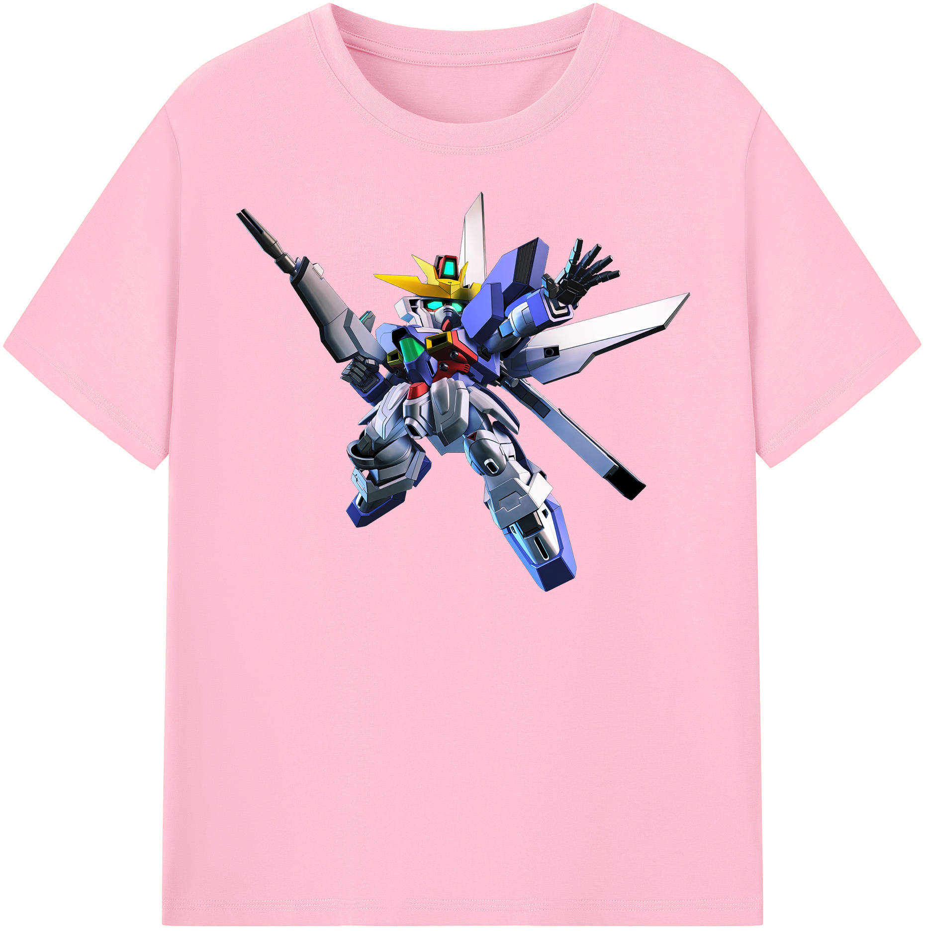 （画像用） 機動戦士ガンダム Mobile Suit Gundam 綿100％半袖Tシャツ（フロントプリント）