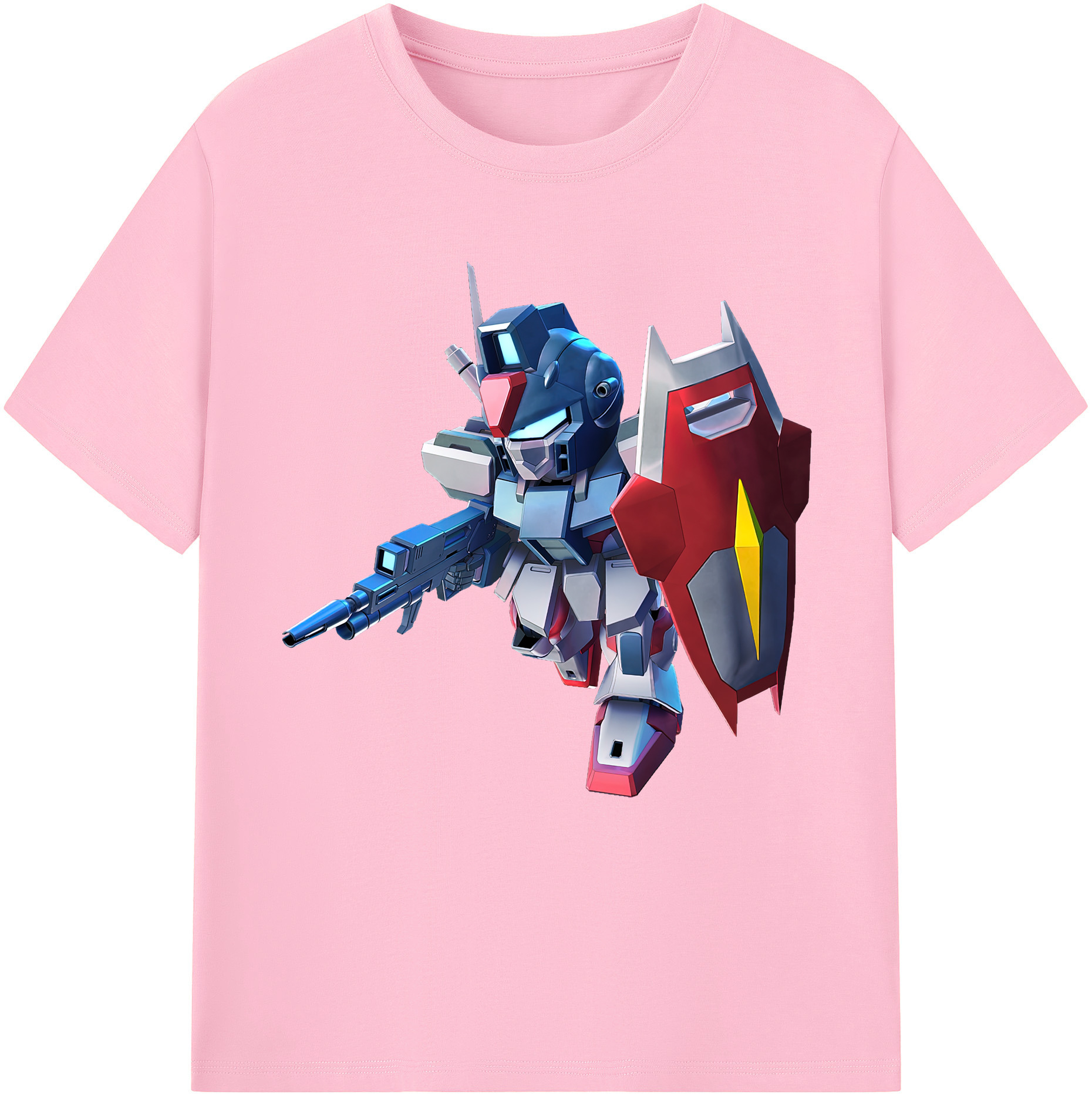 （画像用） 機動戦士ガンダム Mobile Suit Gundam 綿100％半袖Tシャツ（フロントプリント）