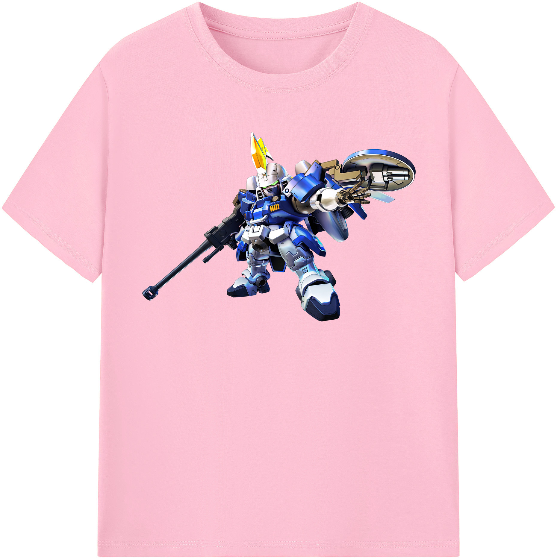 （画像用） 機動戦士ガンダム Mobile Suit Gundam 綿100％半袖Tシャツ（フロントプリント）
