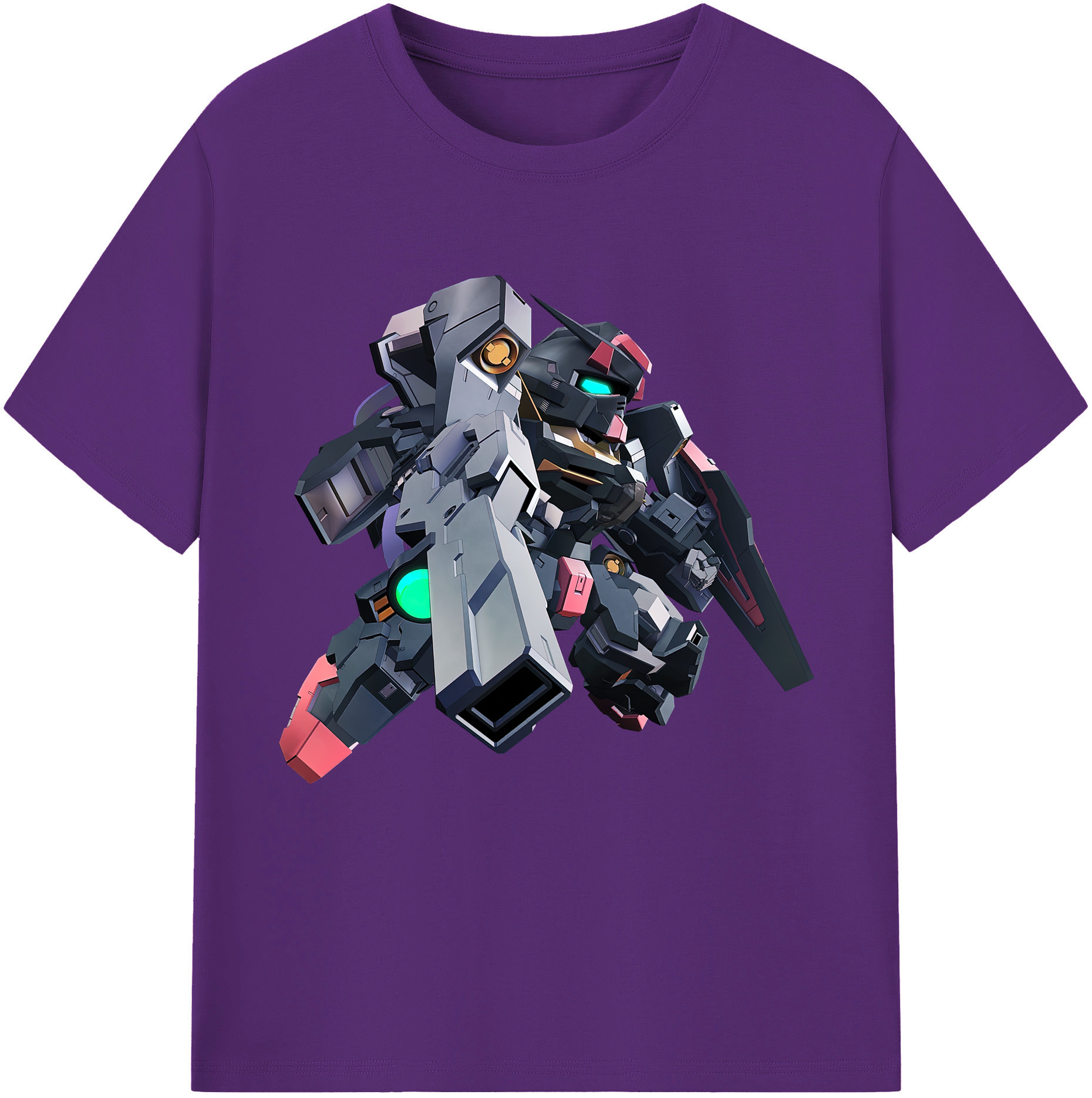 （画像用） 機動戦士ガンダム Mobile Suit Gundam 綿100％半袖Tシャツ（フロントプリント）