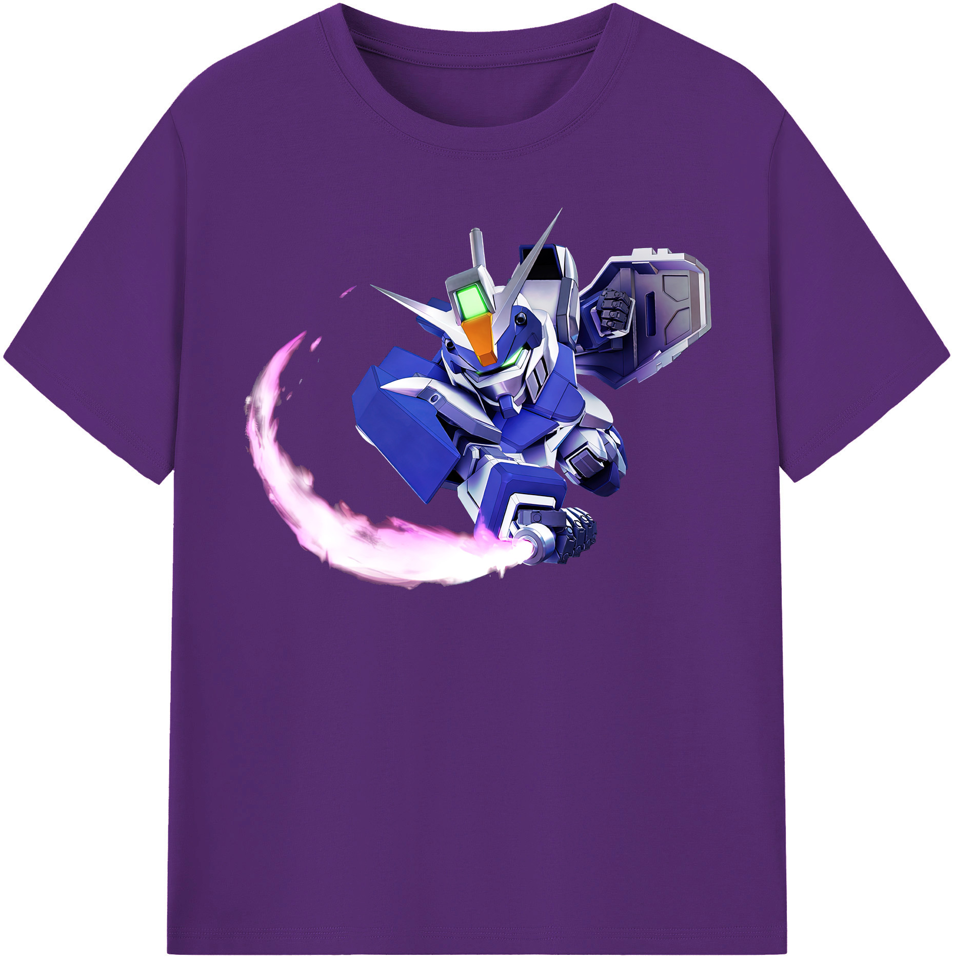 （画像用） 機動戦士ガンダム Mobile Suit Gundam 綿100％半袖Tシャツ（フロントプリント）