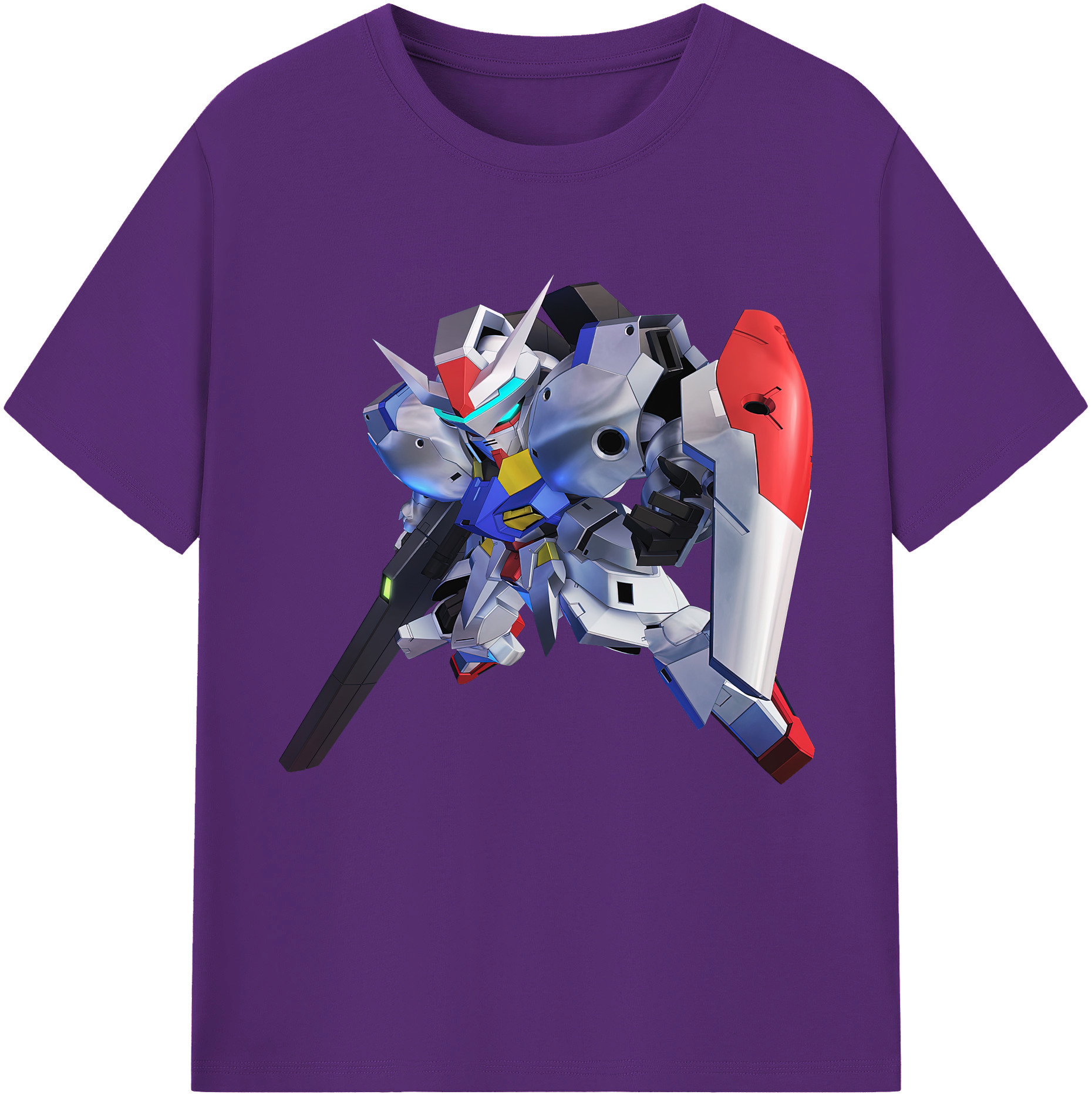 （画像用） 機動戦士ガンダム Mobile Suit Gundam 綿100％半袖Tシャツ（フロントプリント）