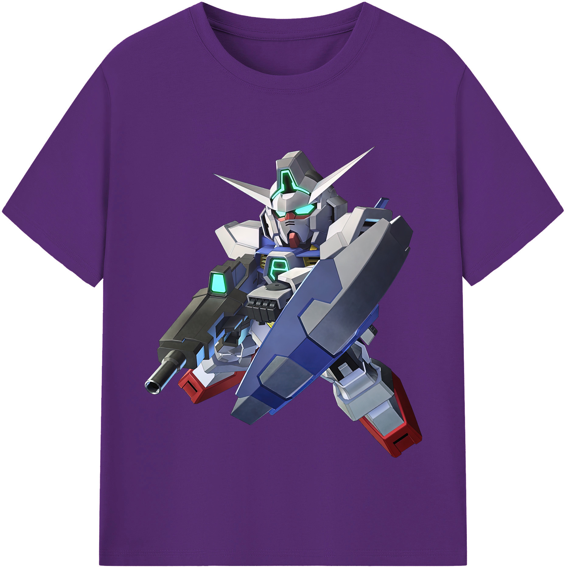 （画像用） 機動戦士ガンダム Mobile Suit Gundam 綿100％半袖Tシャツ（フロントプリント）