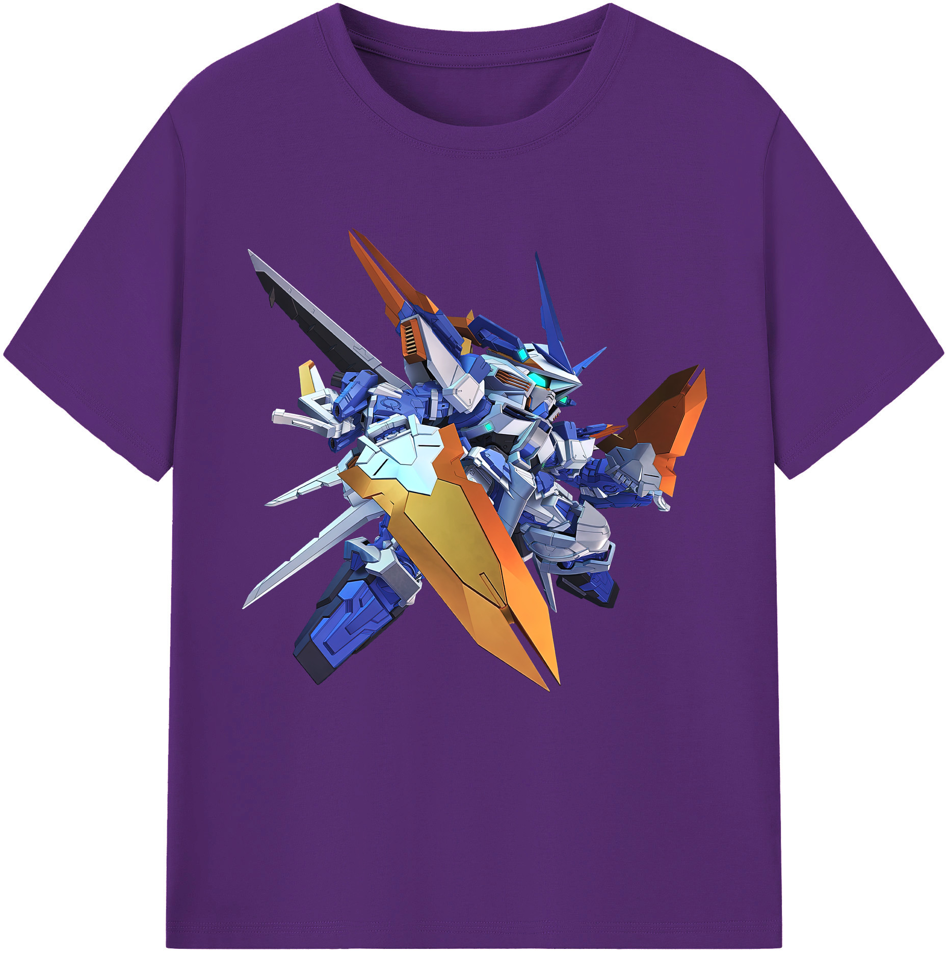 （画像用） 機動戦士ガンダム Mobile Suit Gundam 綿100％半袖Tシャツ（フロントプリント）