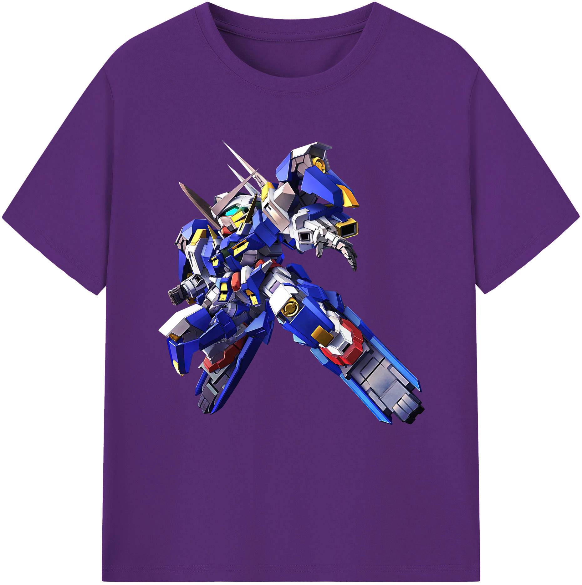 （画像用） 機動戦士ガンダム Mobile Suit Gundam 綿100％半袖Tシャツ（フロントプリント）