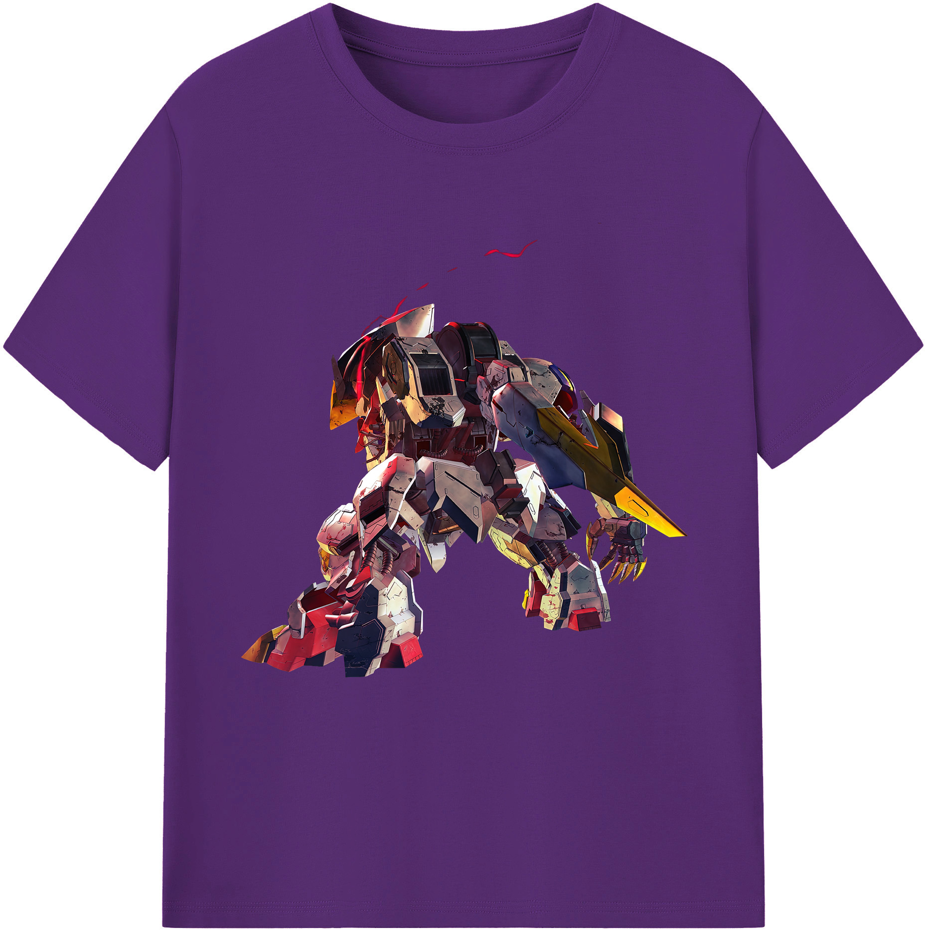 （画像用） 機動戦士ガンダム Mobile Suit Gundam 綿100％半袖Tシャツ（フロントプリント）