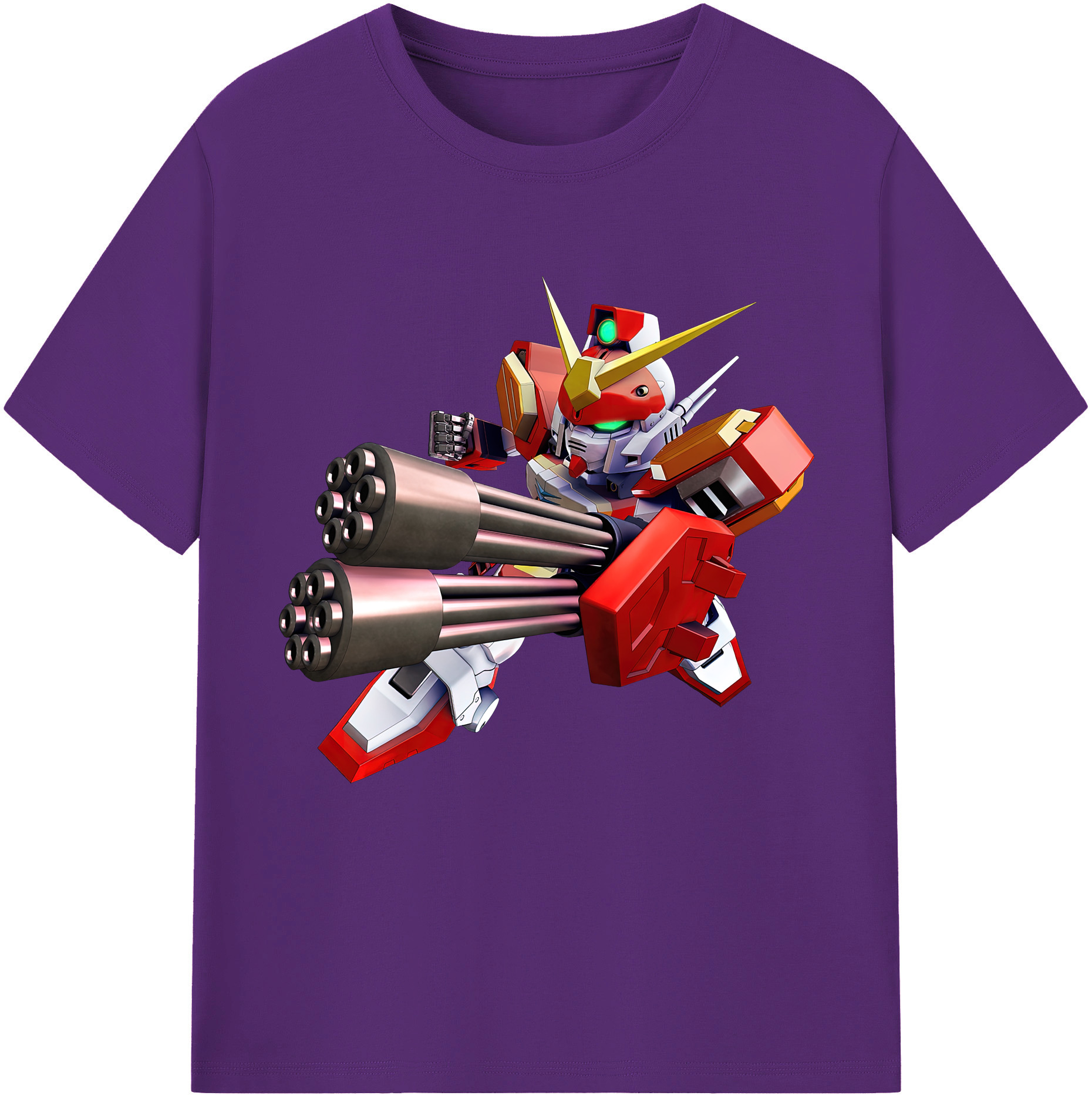 （画像用） 機動戦士ガンダム Mobile Suit Gundam 綿100％半袖Tシャツ（フロントプリント）