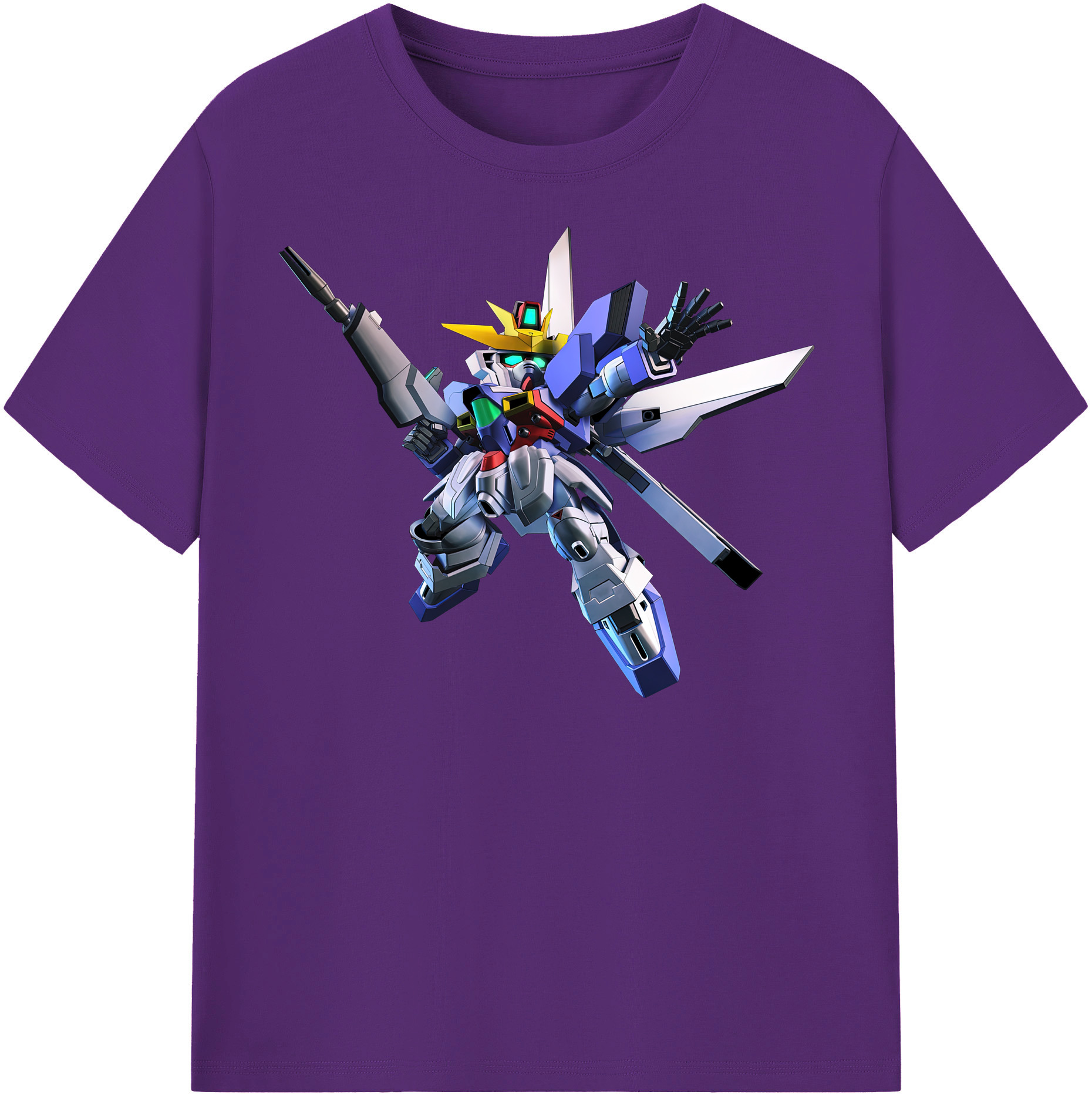 （画像用） 機動戦士ガンダム Mobile Suit Gundam 綿100％半袖Tシャツ（フロントプリント）