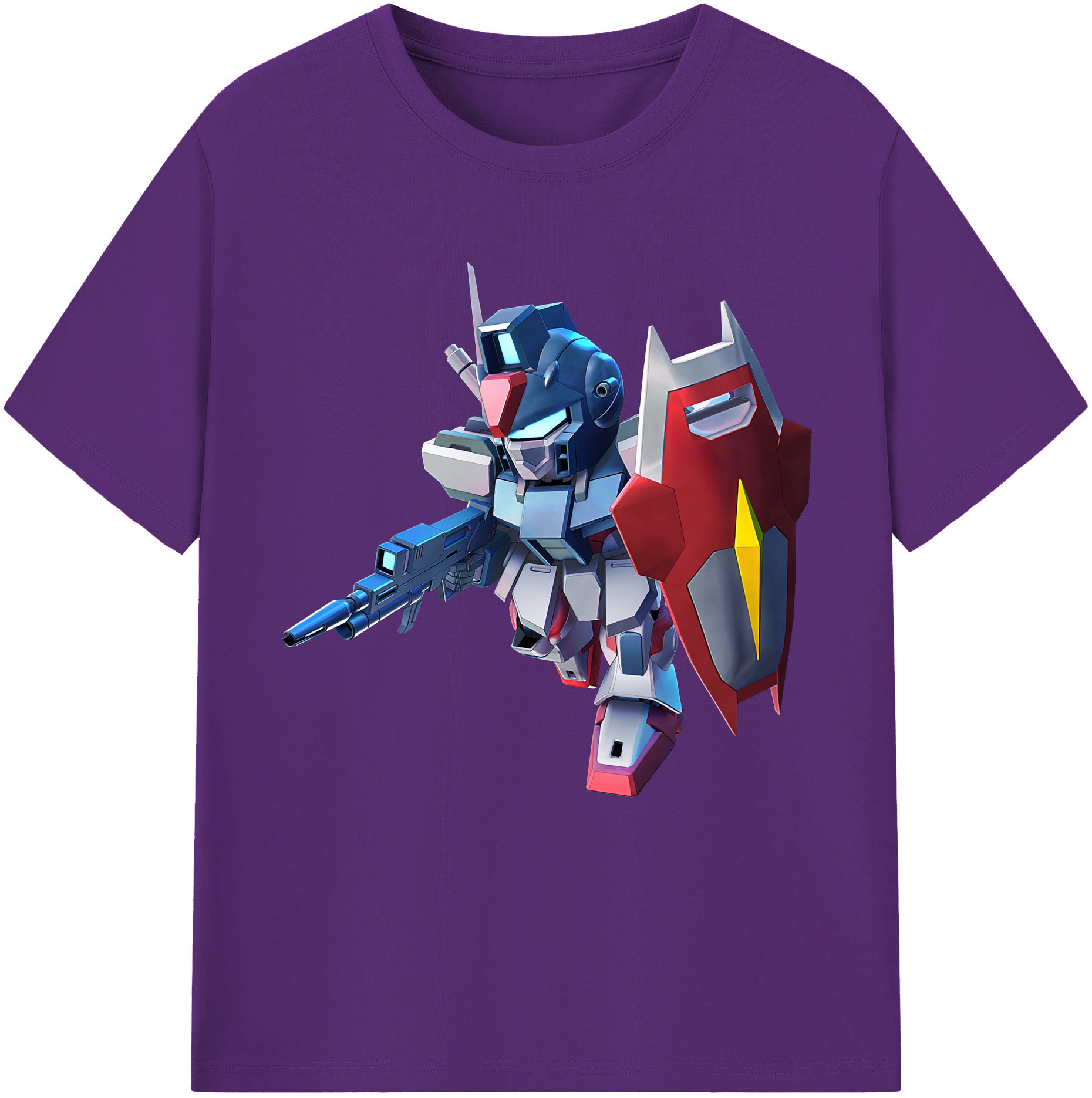 （画像用） 機動戦士ガンダム Mobile Suit Gundam 綿100％半袖Tシャツ（フロントプリント）