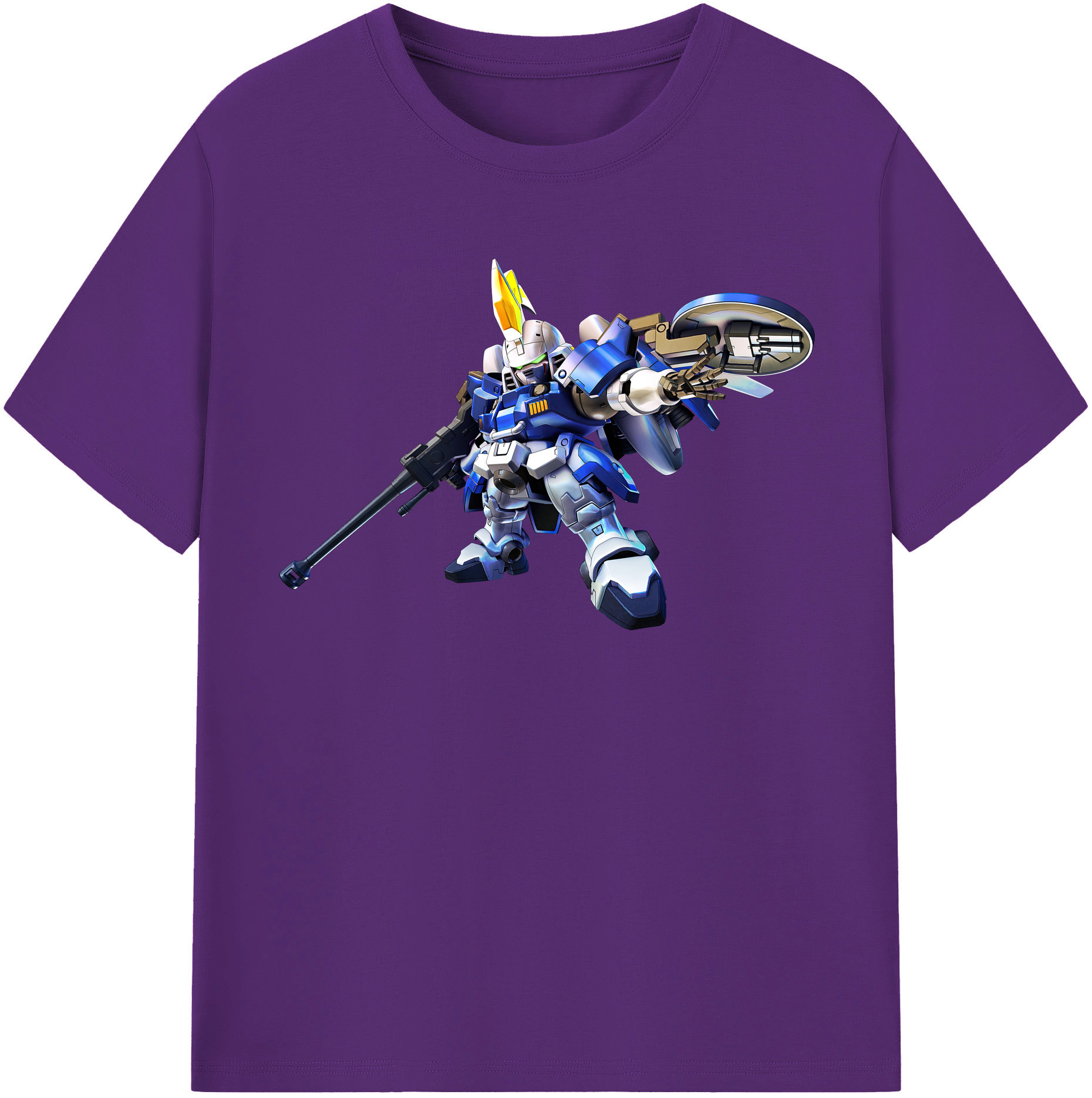 （画像用） 機動戦士ガンダム Mobile Suit Gundam 綿100％半袖Tシャツ（フロントプリント）