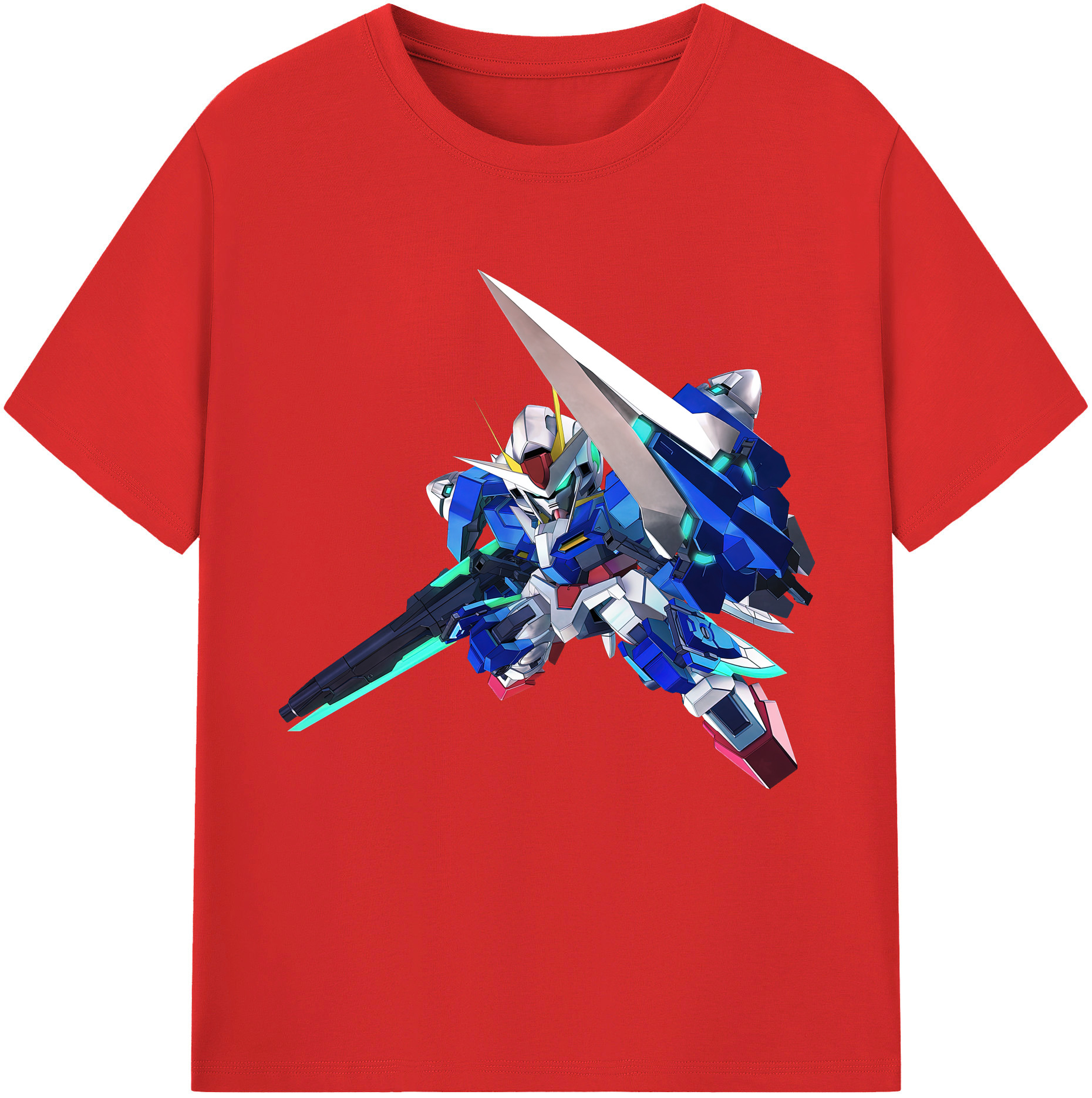 （画像用） 機動戦士ガンダム Mobile Suit Gundam 綿100％半袖Tシャツ（フロントプリント）