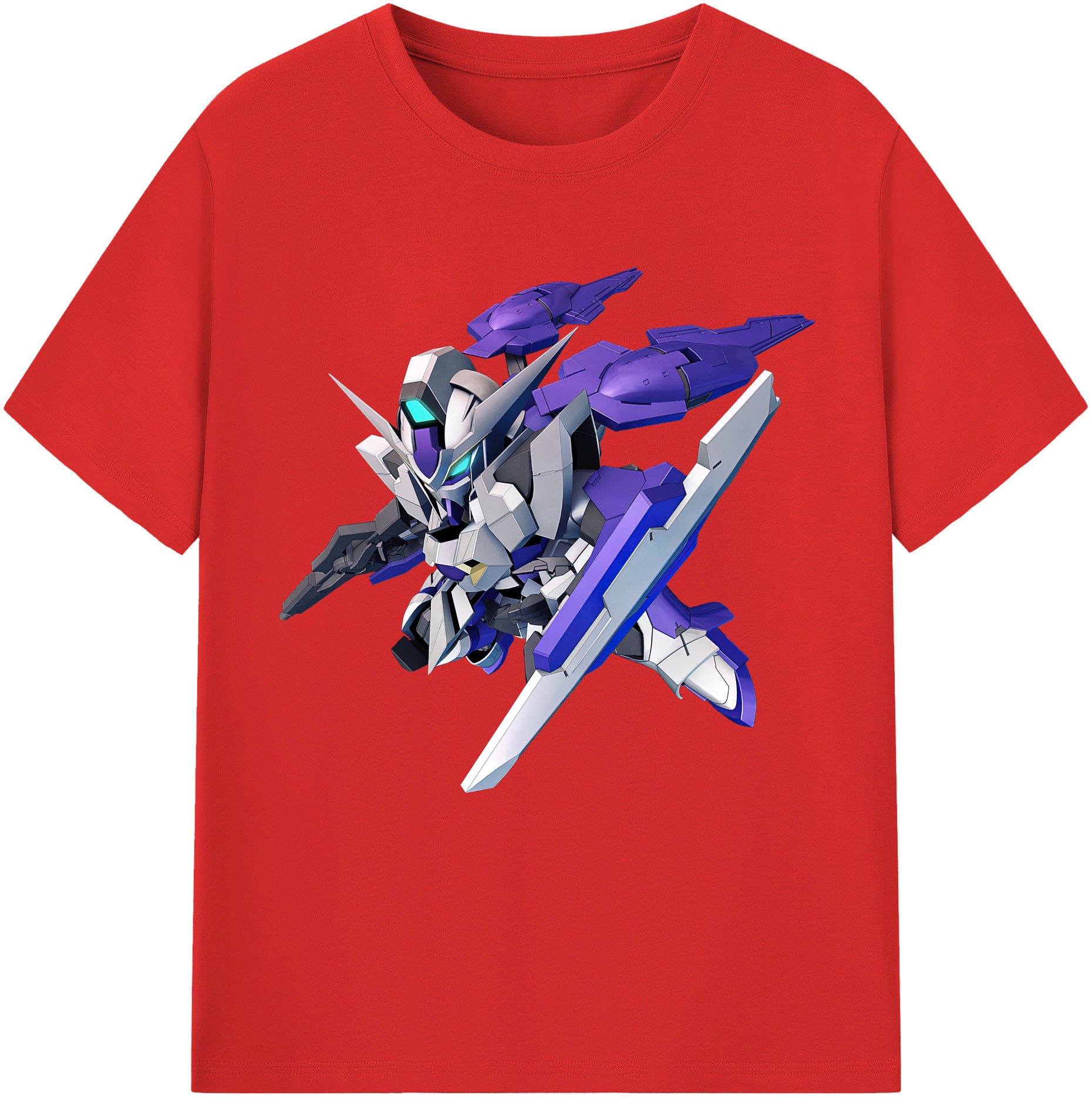 （画像用） 機動戦士ガンダム Mobile Suit Gundam 綿100％半袖Tシャツ（フロントプリント）