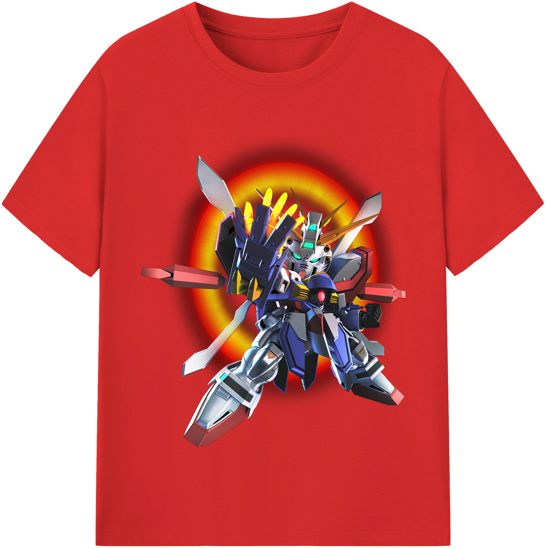 （画像用） 機動戦士ガンダム Mobile Suit Gundam 綿100％半袖Tシャツ（フロントプリント）