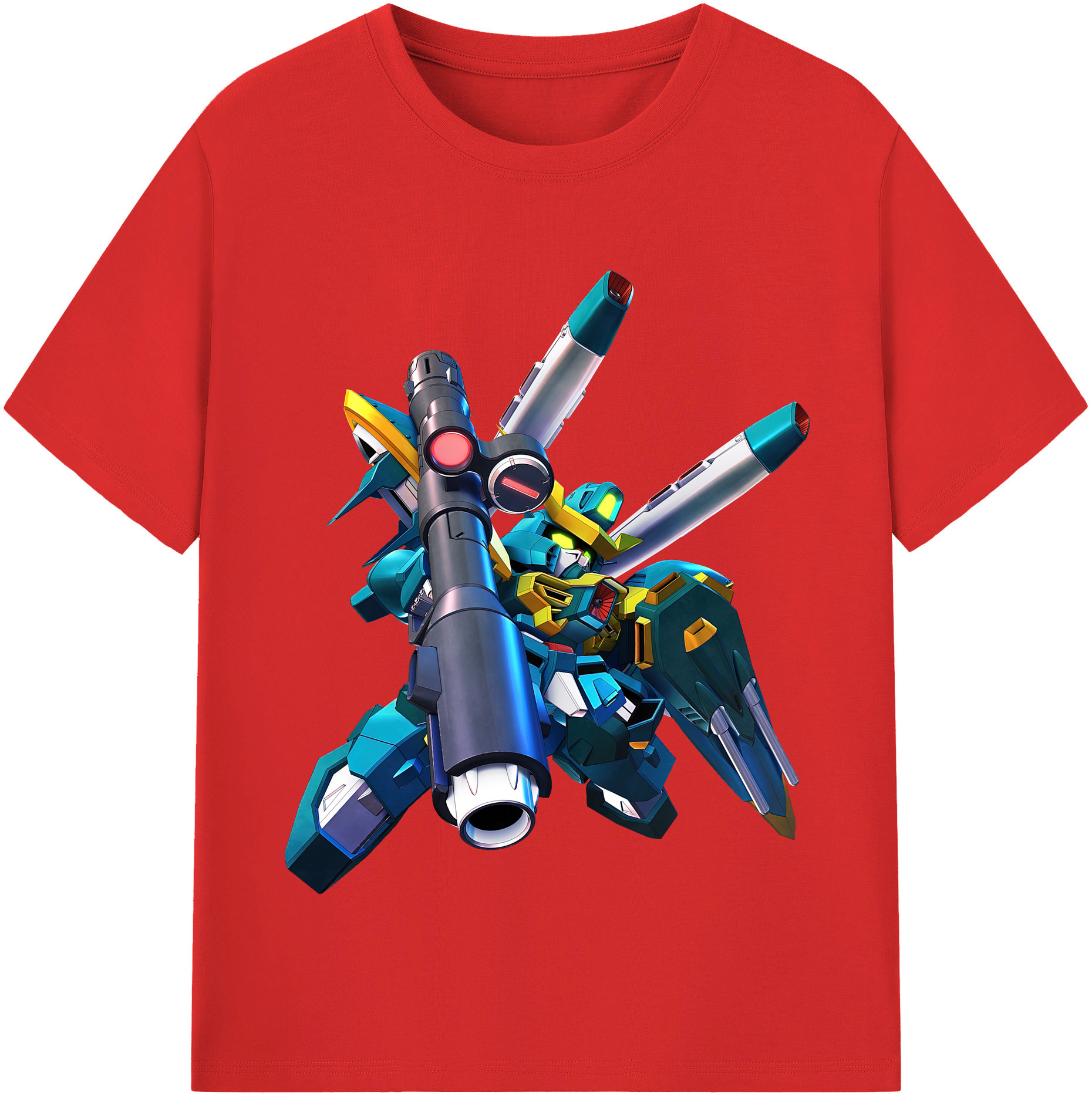 （画像用） 機動戦士ガンダム Mobile Suit Gundam 綿100％半袖Tシャツ（フロントプリント）