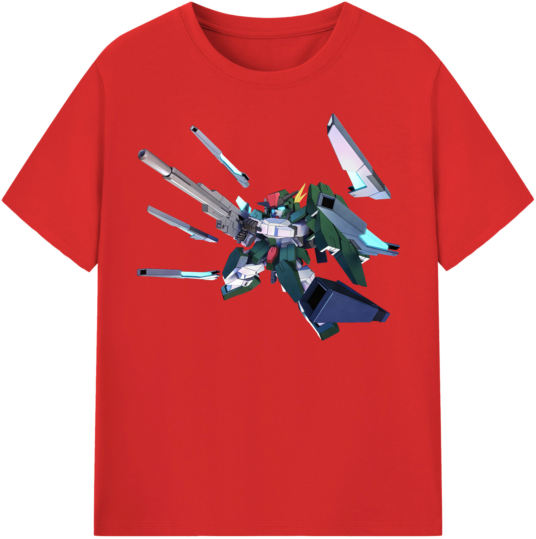 （画像用） 機動戦士ガンダム Mobile Suit Gundam 綿100％半袖Tシャツ（フロントプリント）