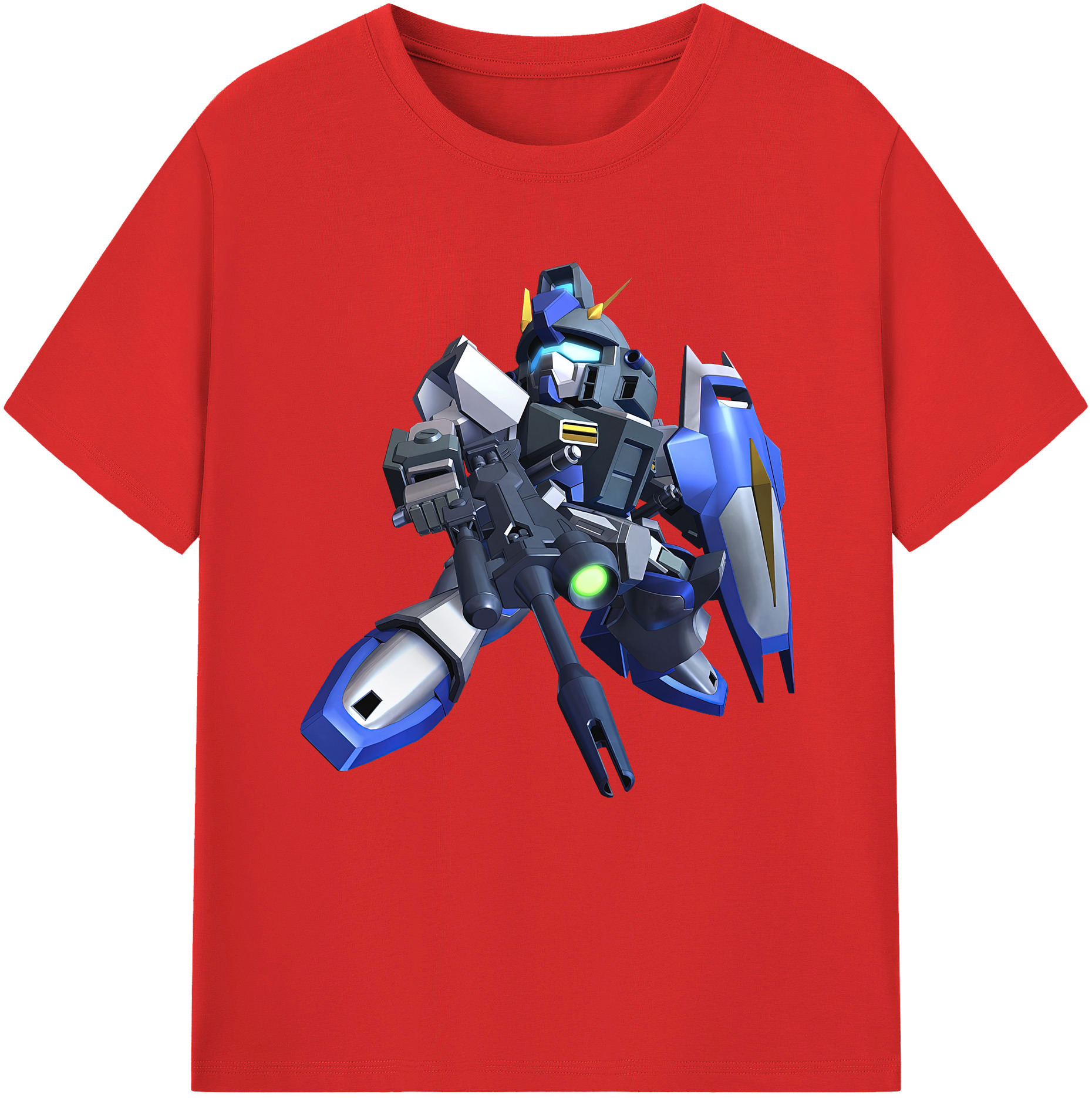 （画像用） 機動戦士ガンダム Mobile Suit Gundam 綿100％半袖Tシャツ（フロントプリント）