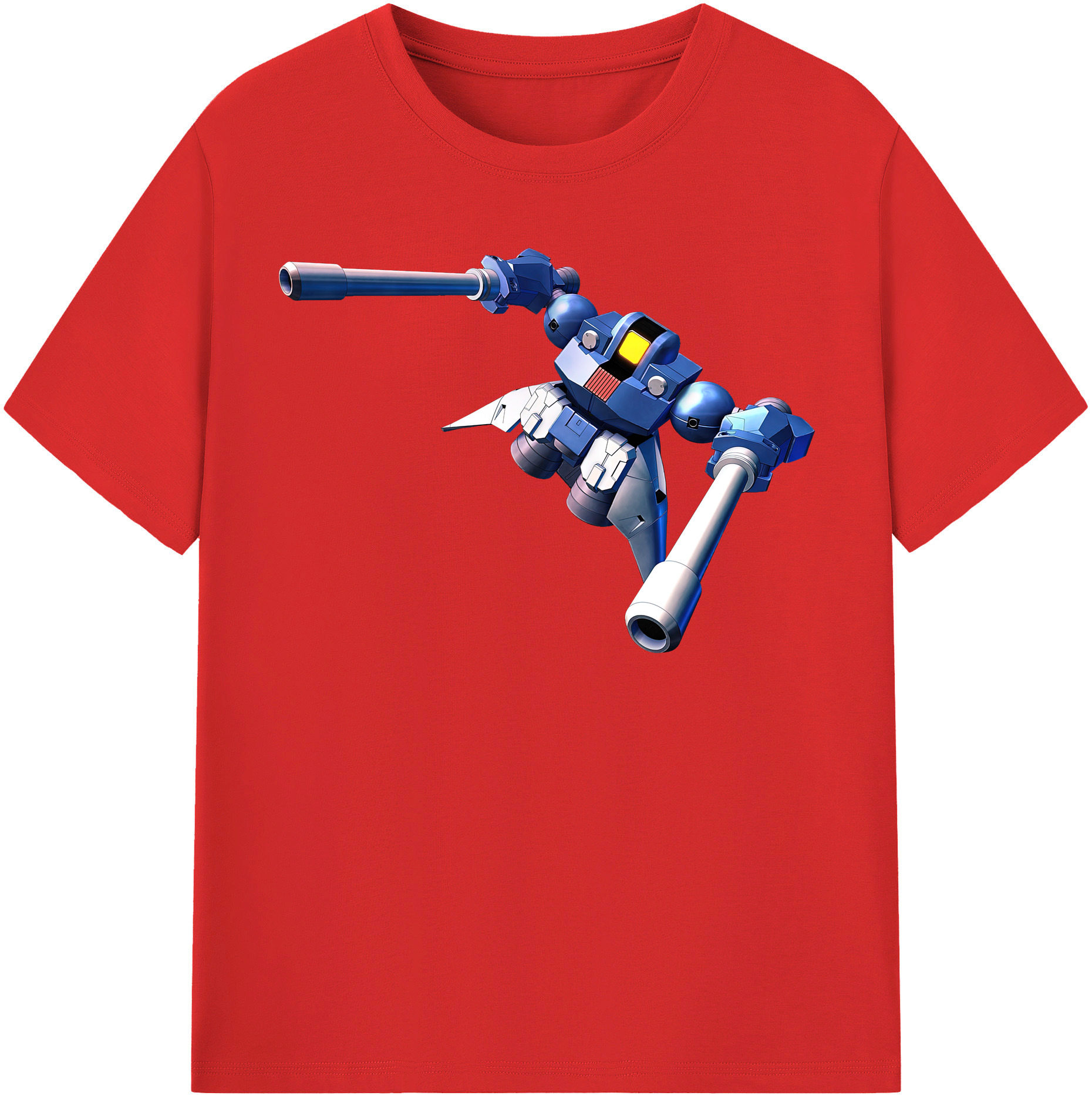 （画像用） 機動戦士ガンダム Mobile Suit Gundam 綿100％半袖Tシャツ（フロントプリント）
