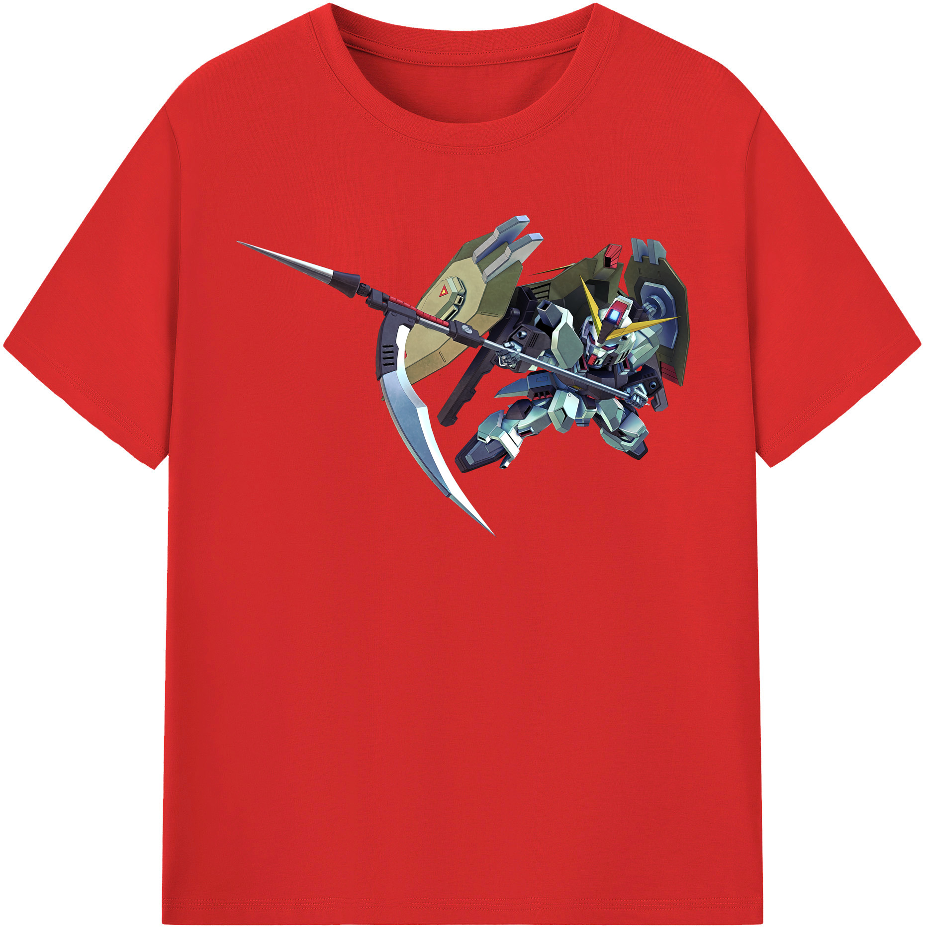 （画像用） 機動戦士ガンダム Mobile Suit Gundam 綿100％半袖Tシャツ（フロントプリント）