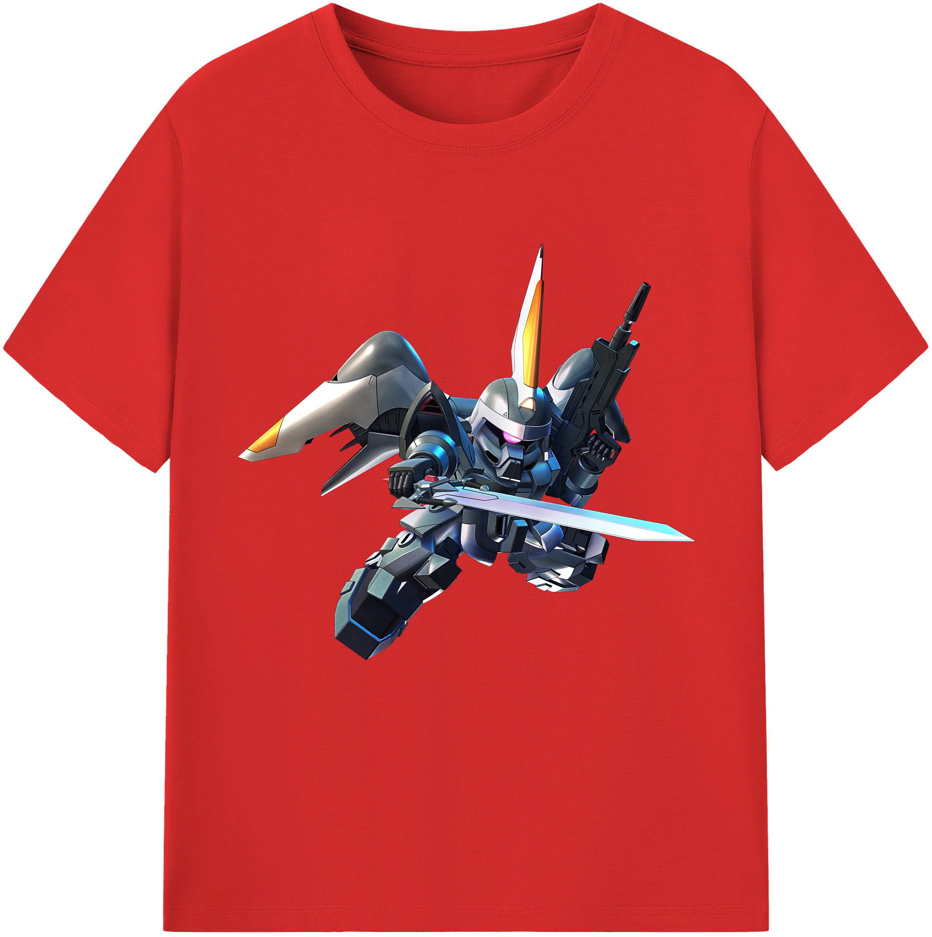 （画像用） 機動戦士ガンダム Mobile Suit Gundam 綿100％半袖Tシャツ（フロントプリント）
