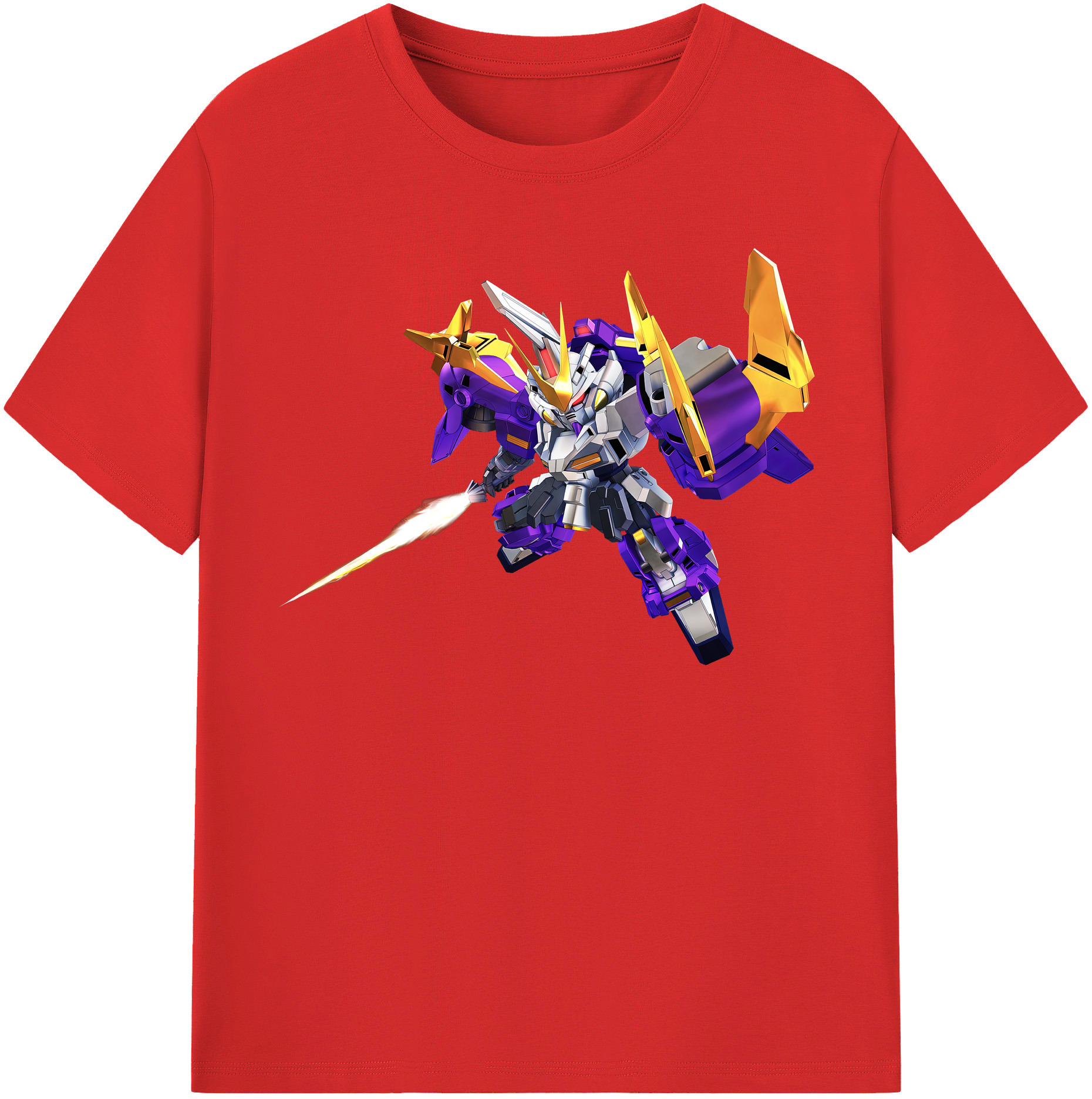 （画像用） 機動戦士ガンダム Mobile Suit Gundam 綿100％半袖Tシャツ（フロントプリント）