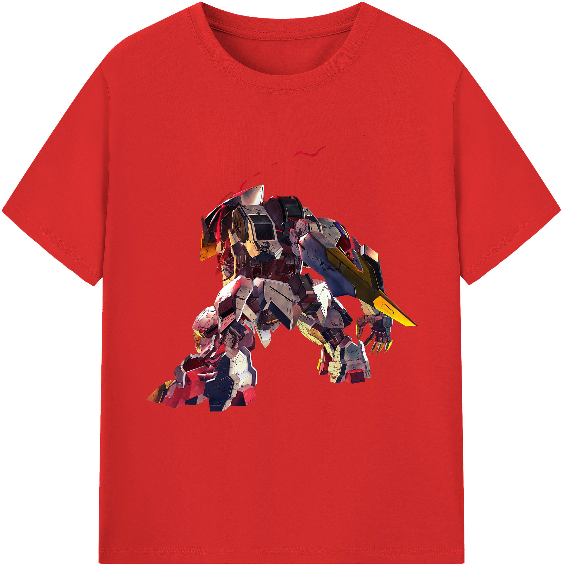 （画像用） 機動戦士ガンダム Mobile Suit Gundam 綿100％半袖Tシャツ（フロントプリント）